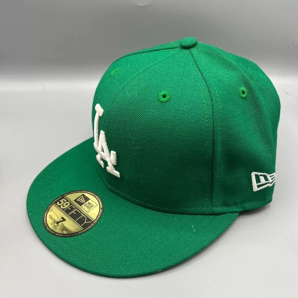 New Era Los Angeles LA Dodgers Hat Men 59Fifty New Era Fitted Cap Size ONE SIZE - 2 Thumbnail