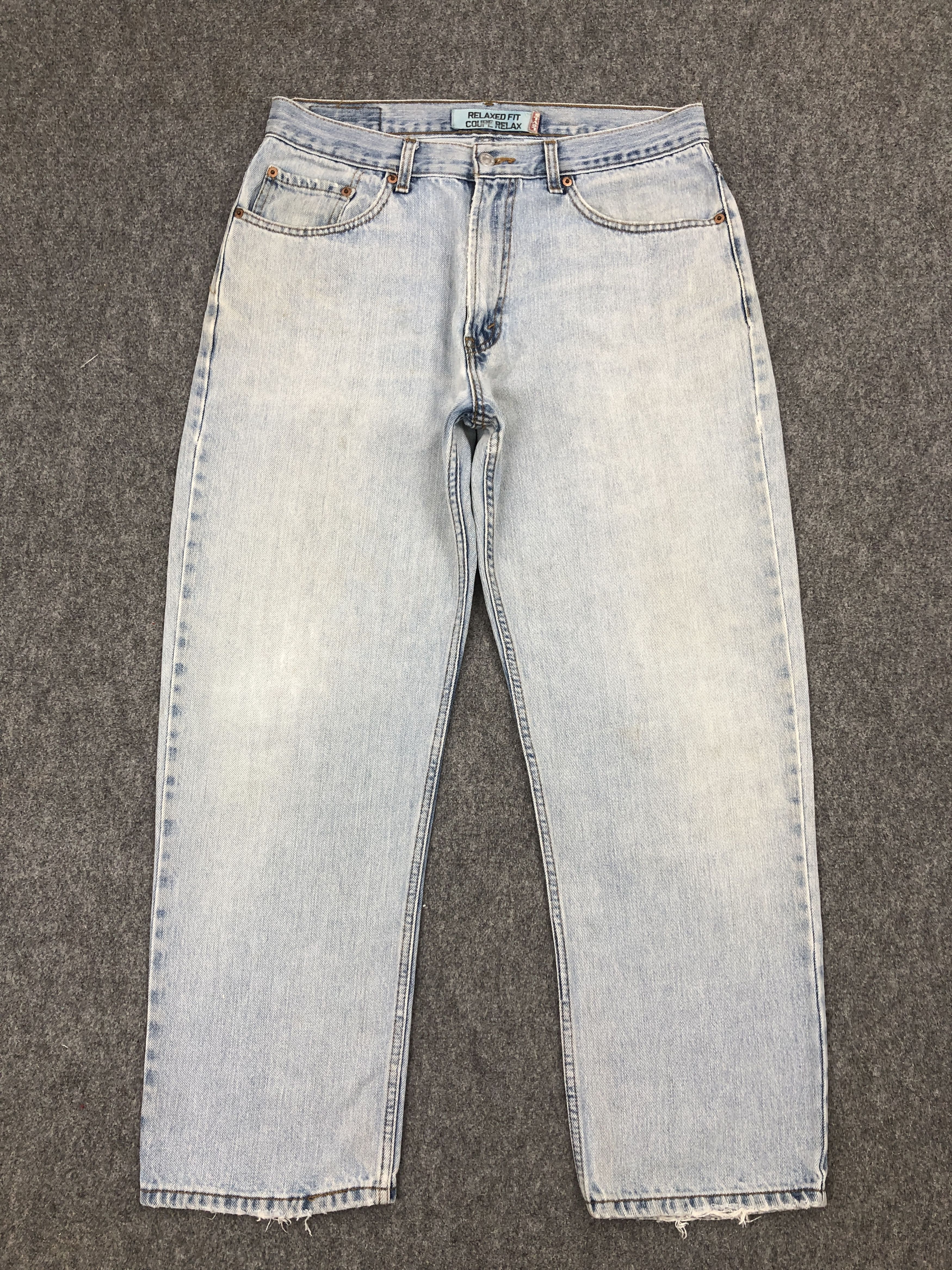 Levi's × Vintage Vintage Levis 550 Light Washed Jeans Size US 33 - 1 Thumbnail