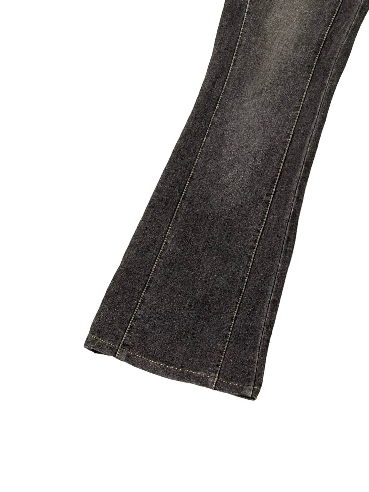 Japanese Brand Flare Jeans Fairy Slim Stretch Boot Cut 7🟦6 Size US 29 - 5 Thumbnail