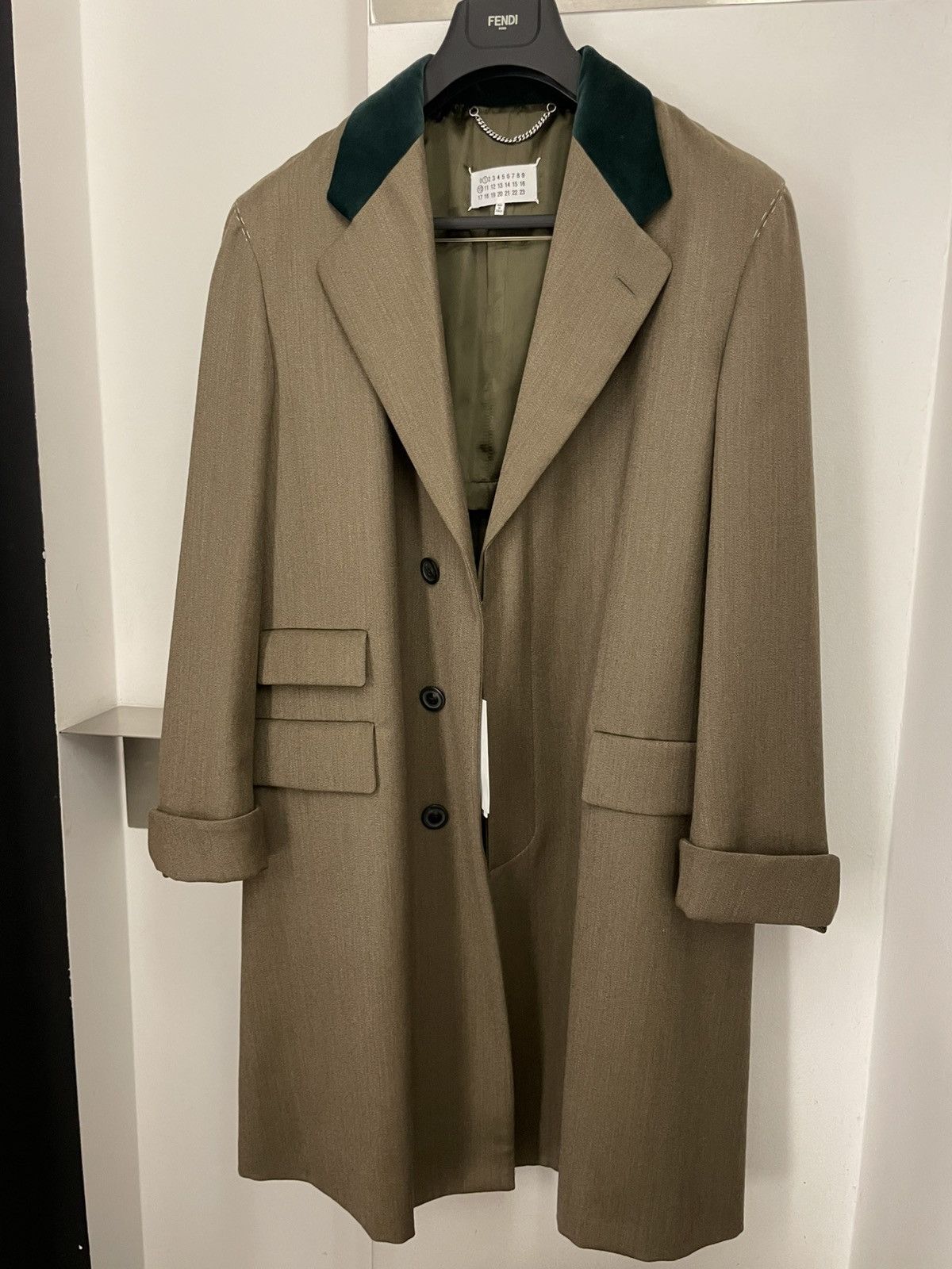 Maison Margiela Wool coat Size US S / EU 44-46 / 1 - 1 Thumbnail