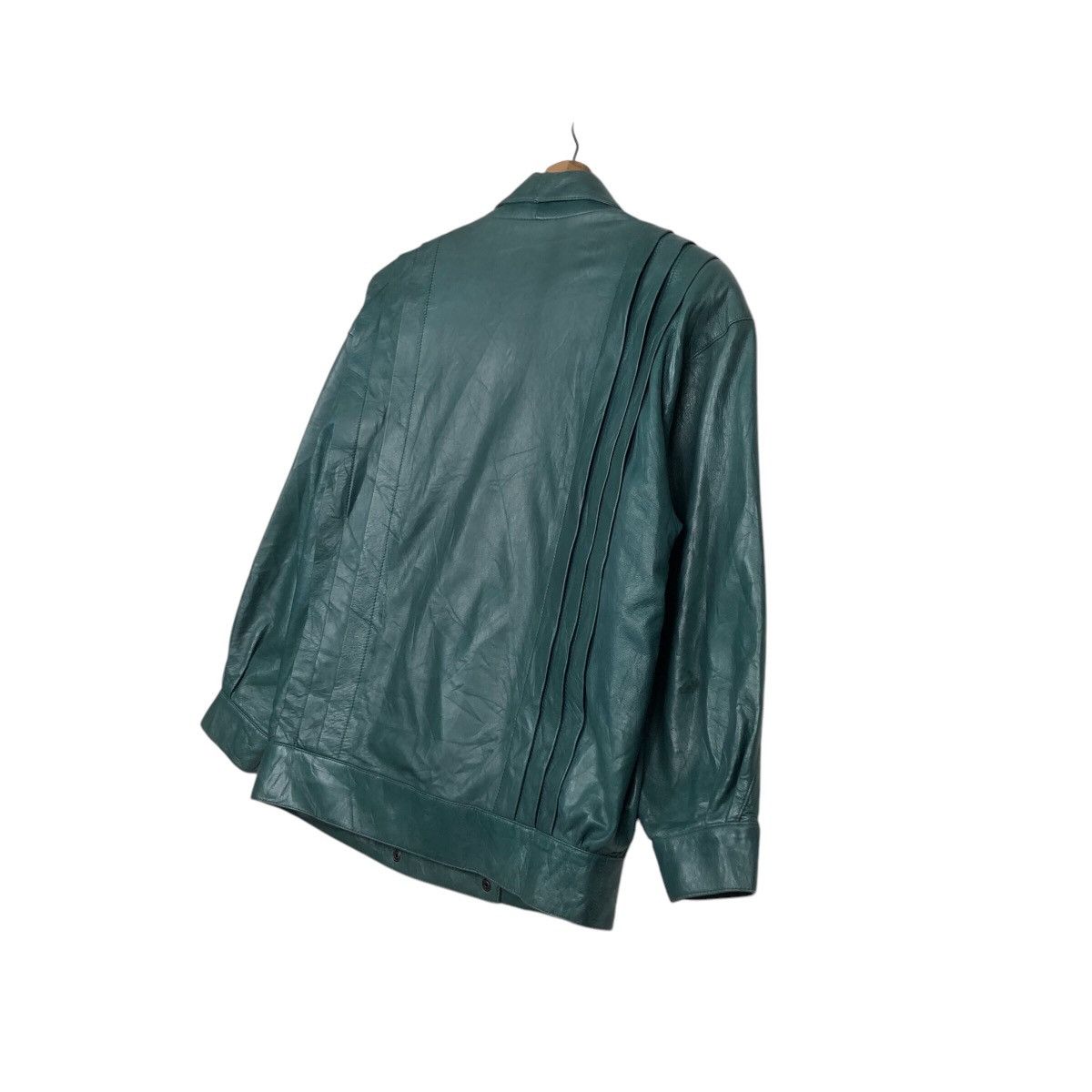 Japanese Brand 📌Vintage Biker Bomber Leather Jacket Cizenne Issey Miyake Size US M / EU 48-50 / 2 - 11 Thumbnail