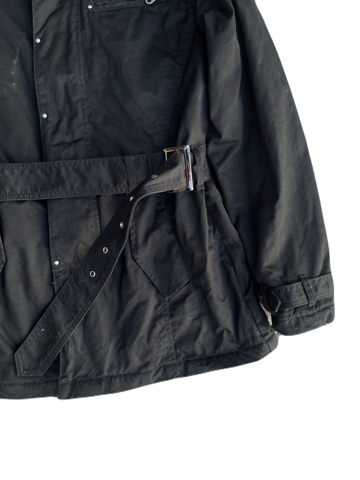 If Six Was Nine 2000s Japanese archive Zip Gimmic Button Up Belted Jacket Size US M / EU 48-50 / 2 - 5 Thumbnail
