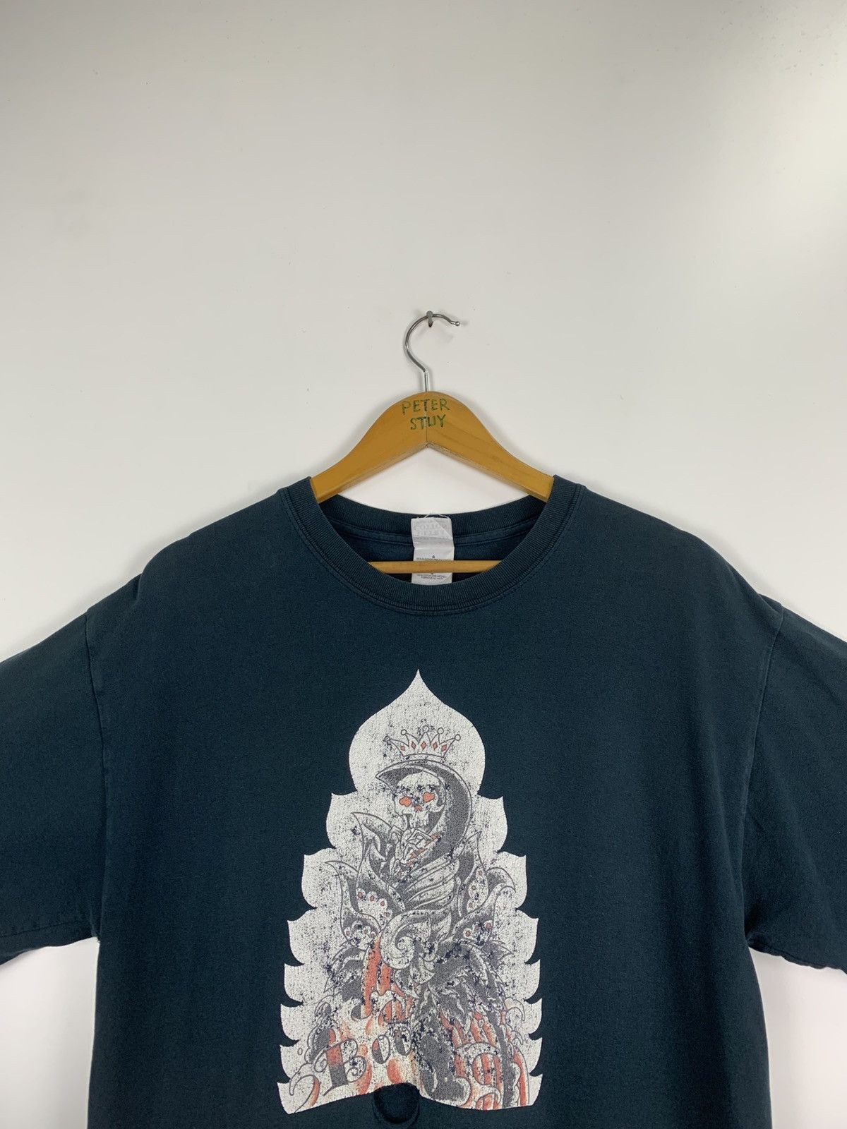 Gildan × Vintage Vintage Joe Boo Light Wave Tattoos Size US L / EU 52-54 / 3 - 6 Thumbnail