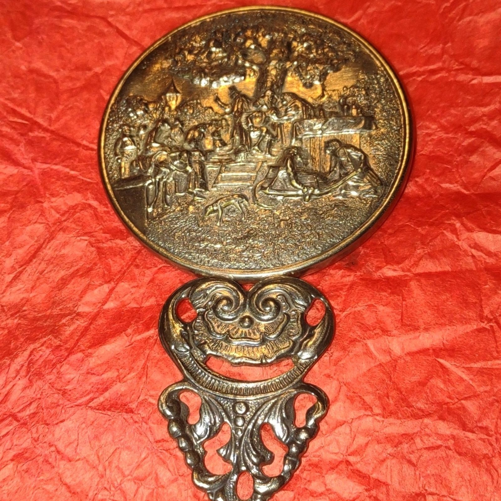 Other 1920s beautiful silver antique mirror detail on the handle Size ONE SIZE - 1 Thumbnail