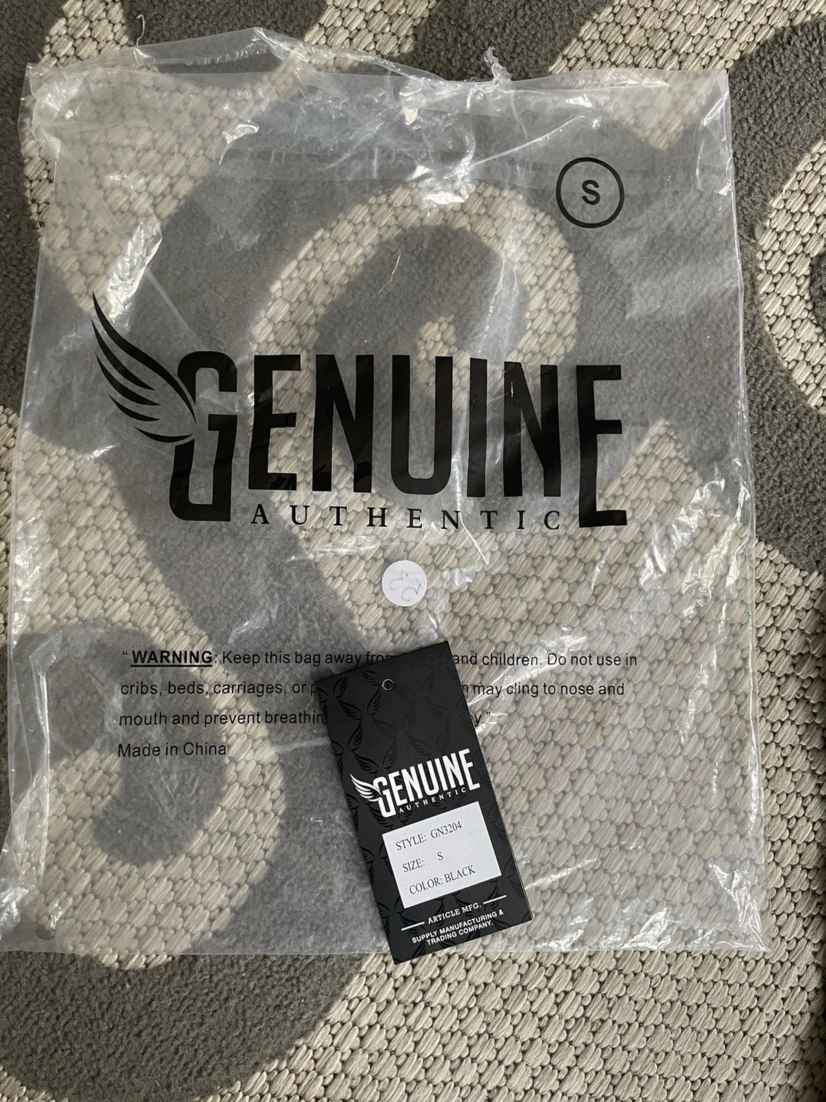 Other Black Genuine Authentic Tee Size US S / EU 44-46 / 1 - 3 Thumbnail