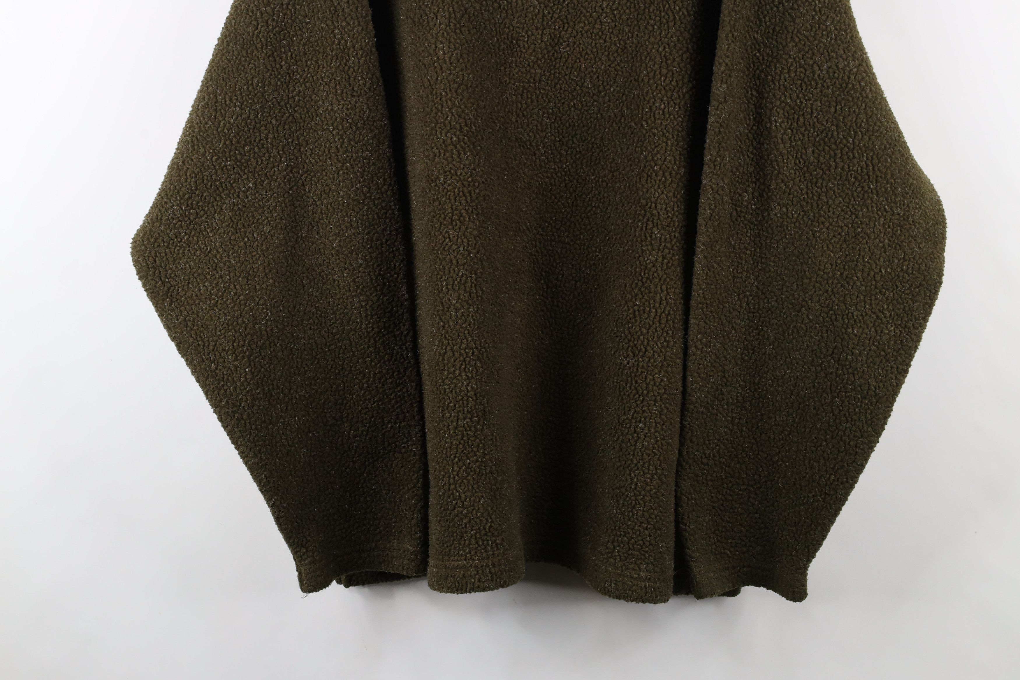 Vintage Vintage 90s Streetwear Blank Deep Pile Fleece V-Neck Sweater Size US L / EU 52-54 / 3 - 3 Thumbnail