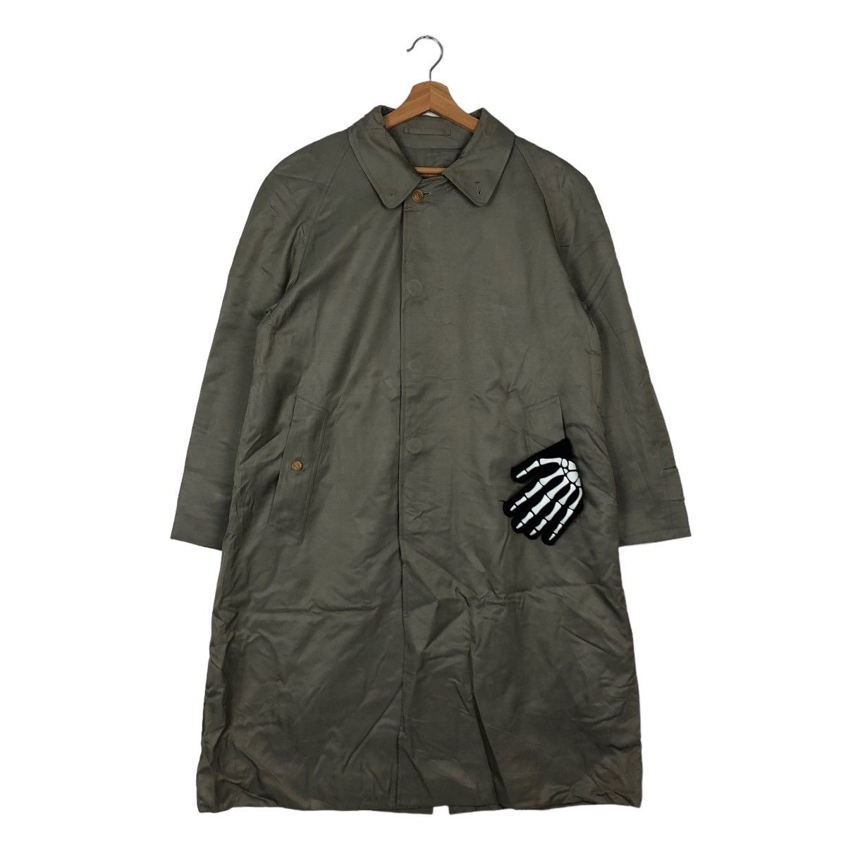 Burberry 🔥VINTAGE BURBERRYS TRENCH LONG COAT NOVA CHECK LINING Size US M / EU 48-50 / 2 - 2 Thumbnail