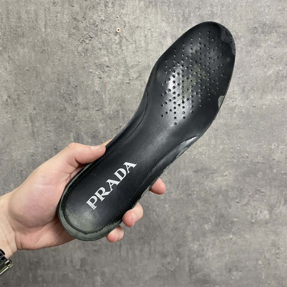Prada Prada Milano Black Leather Shoes Trainers Prax 01 Size US 7.5 / EU 40-41 - 13 Thumbnail