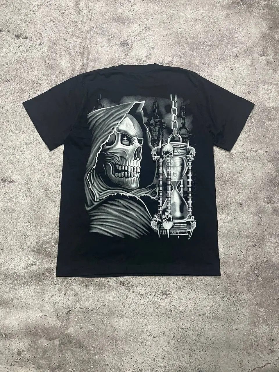 Vintage Vintage HERO BUFF Gothic Fantasy Grim Reaper Graphic Shirt Size US L / EU 52-54 / 3 - 2 Thumbnail