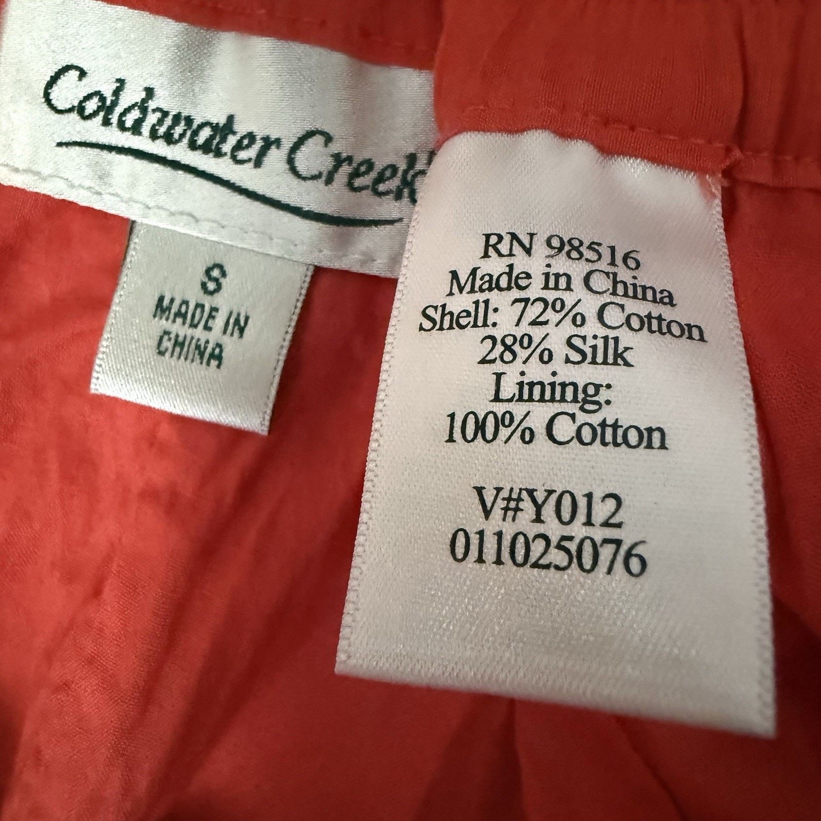 Coldwater Creek Coldwater Creek Maxi Skirt Coral Boho Western Fairy Gypsy Size 29" - 3 Thumbnail