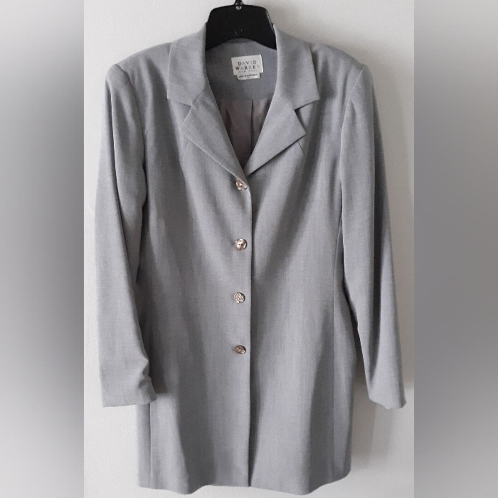 Vintage VTG David Warren Suit 10 Size L / US 10 / IT 46 - 2 Thumbnail