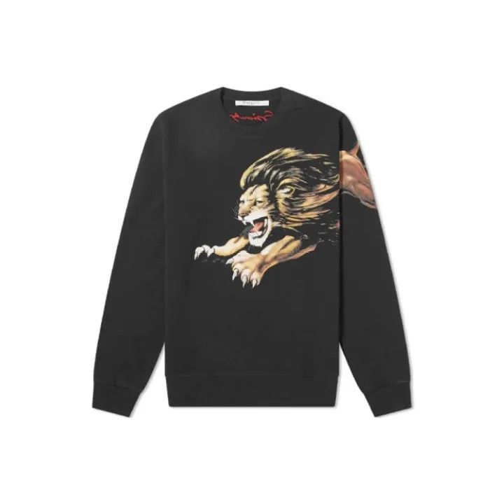 Givenchy Givenchy Lion Graphic Sweatshirt for Men Size US L / EU 52-54 / 3 - 1 Thumbnail