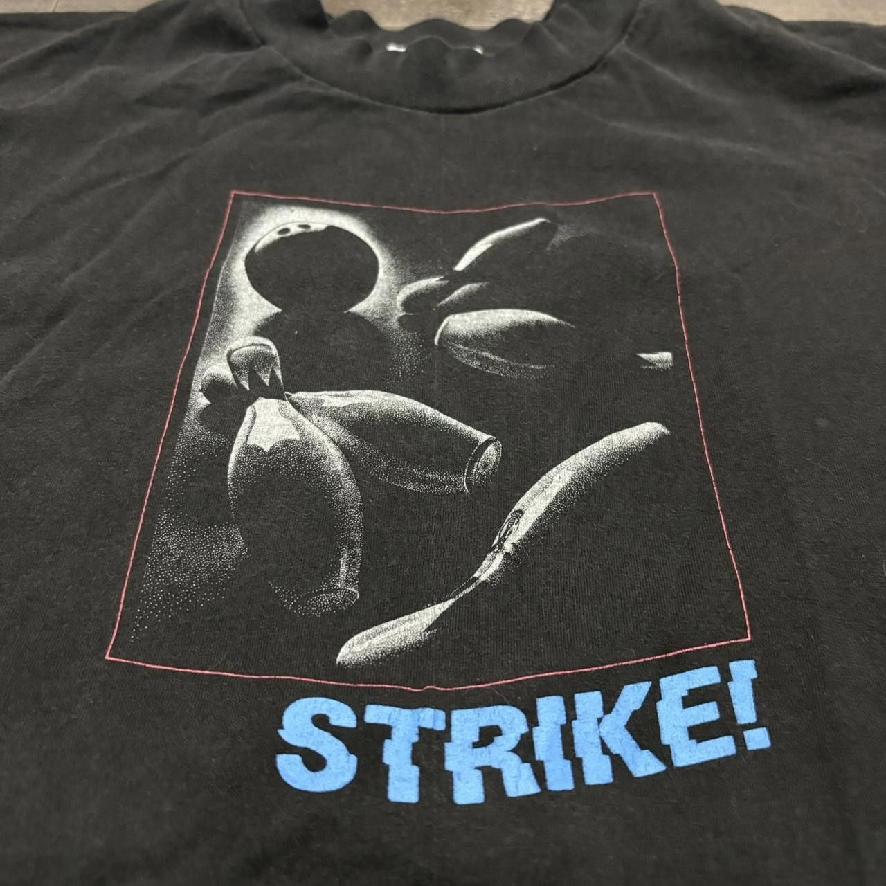 Designer Vintage Bowling Strike T Shirt Size US M / EU 48-50 / 2 - 2 Thumbnail