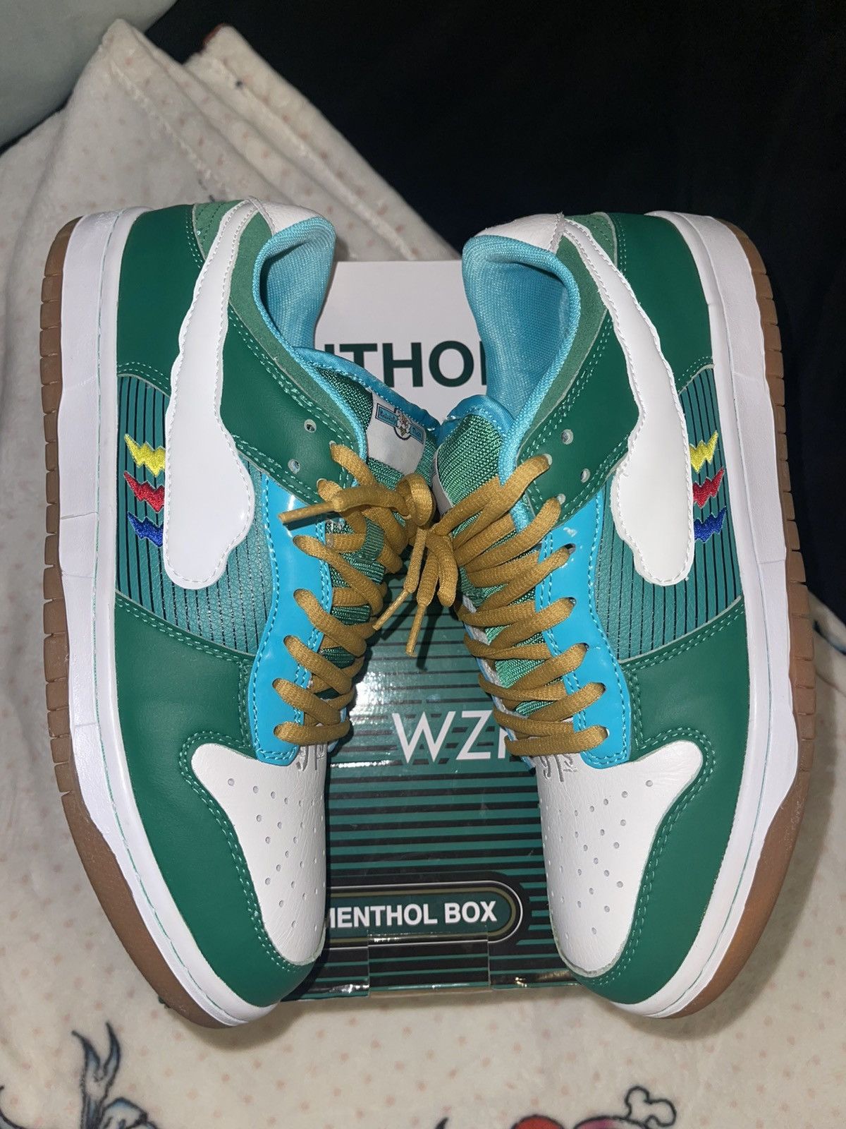 Other TheColorAlbum Menthol 91 Dunk Low 11.5 Size US 11.5 / EU 44-45 - 11 Thumbnail