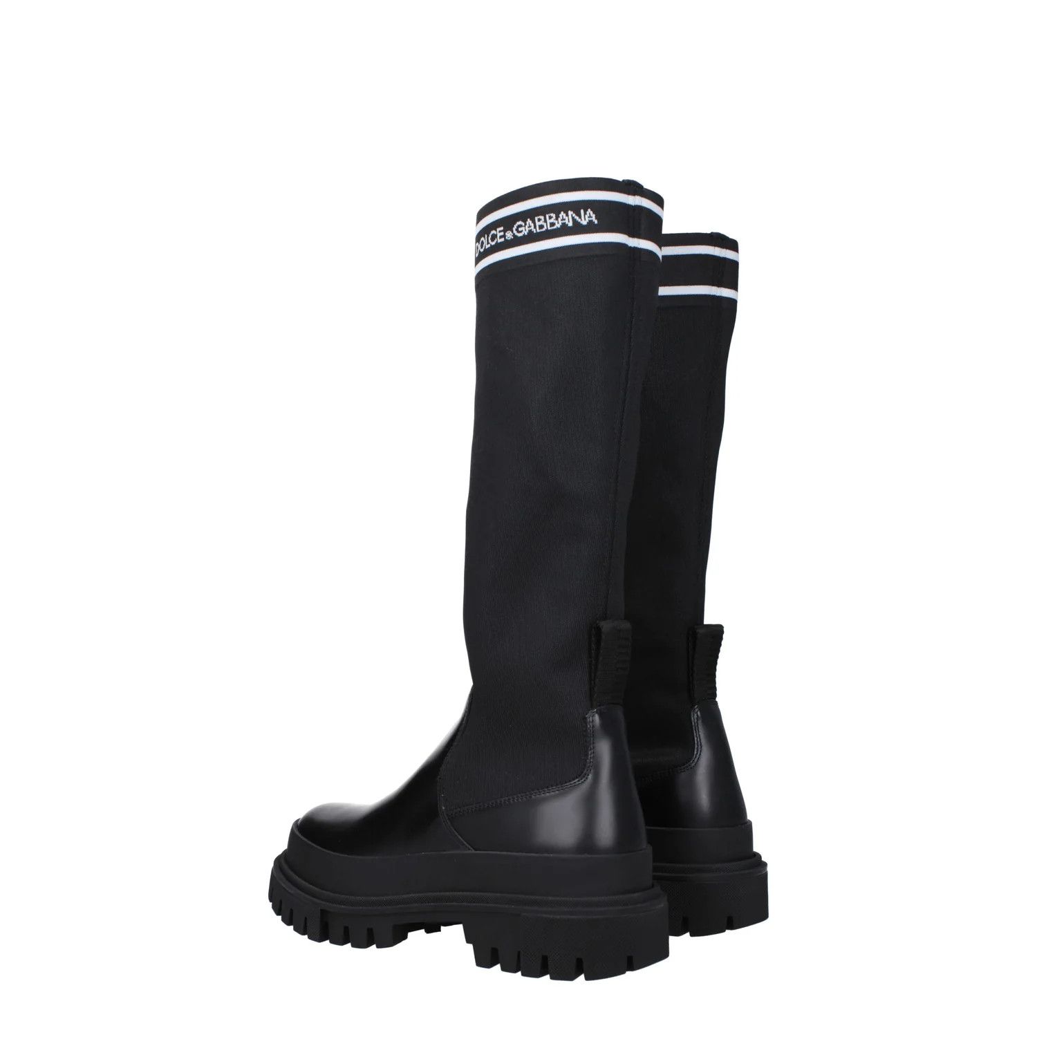 Dolce & Gabbana ob1o1e1124 Leather Boots in Black Size US 6.5 / IT 36.5 - 4 Thumbnail