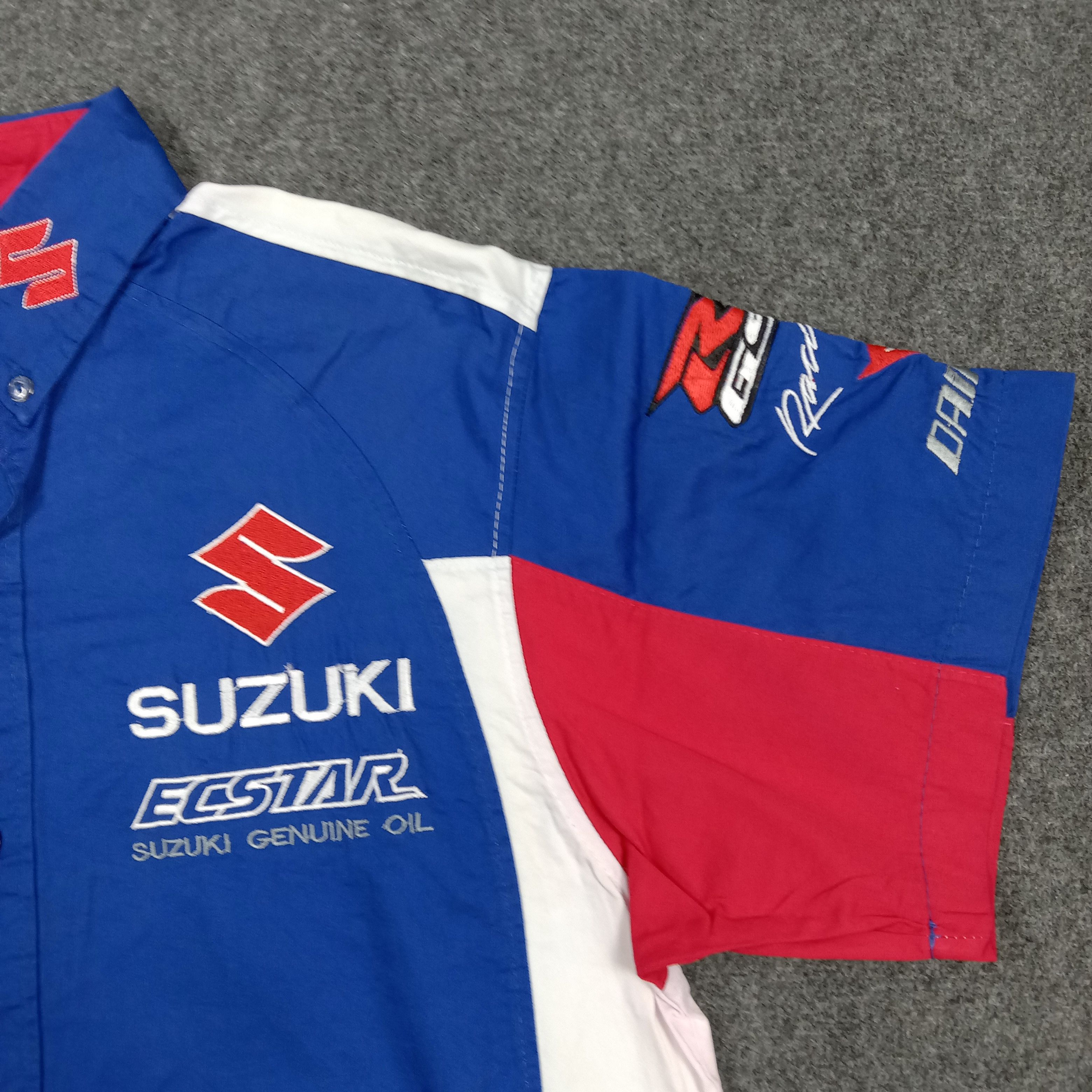 Japanese Brand Suzuki Hayabusa Racing Superbike Work Shirt C294N67 Size US S / EU 44-46 / 1 - 5 Thumbnail
