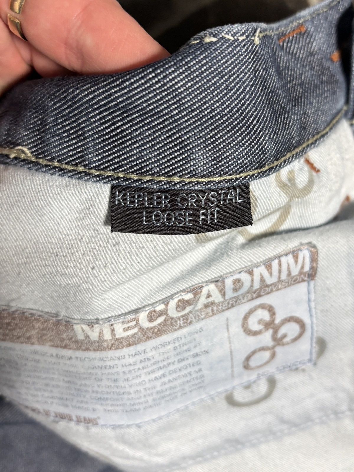 Mecca Vintage Mecca Jeans Double Knee Dark Wash Carpenter Pocket Size US 30 / EU 46 - 14 Thumbnail