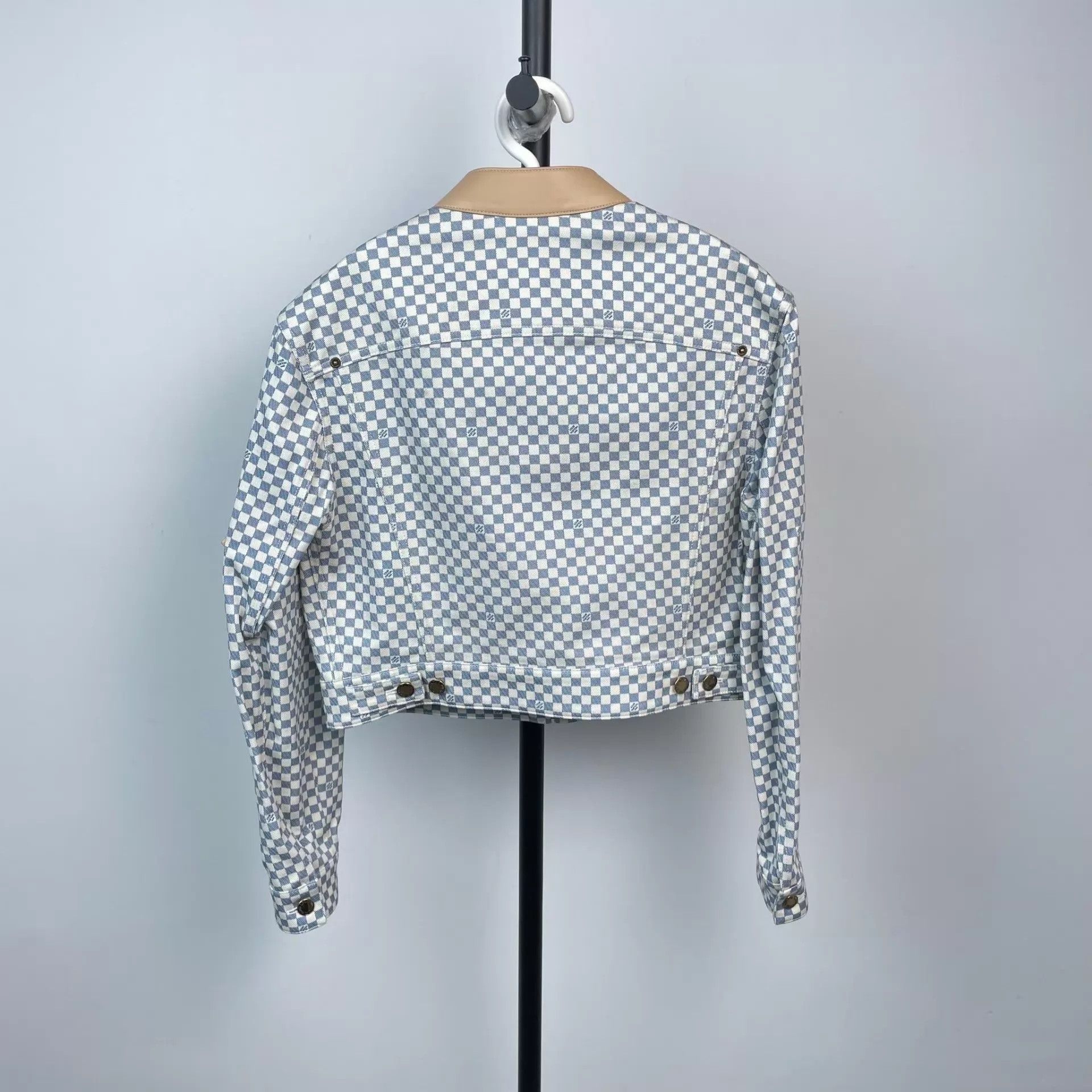 Louis Vuitton LV Damier Blue 2024 Jacket Size 34 New Unused Size XS / US 0-2 / IT 36-38 - 2 Thumbnail