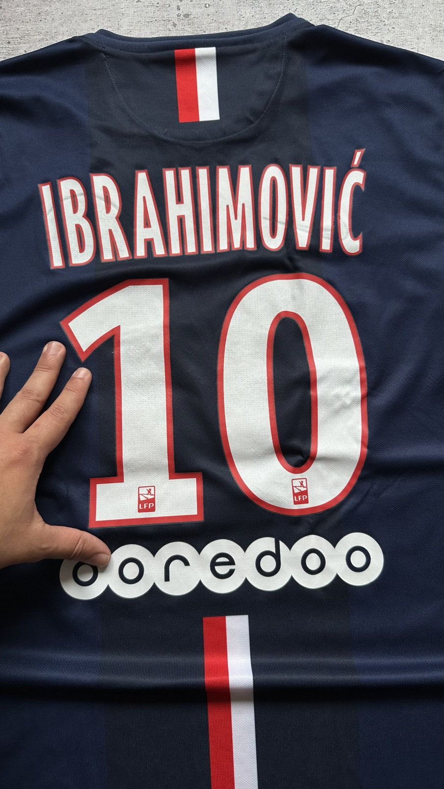 Nike 2014/15 Nike PSG Ibrahimovic #10 Vintage Soccer Jersey Size US M / EU 48-50 / 2 - 19 Thumbnail