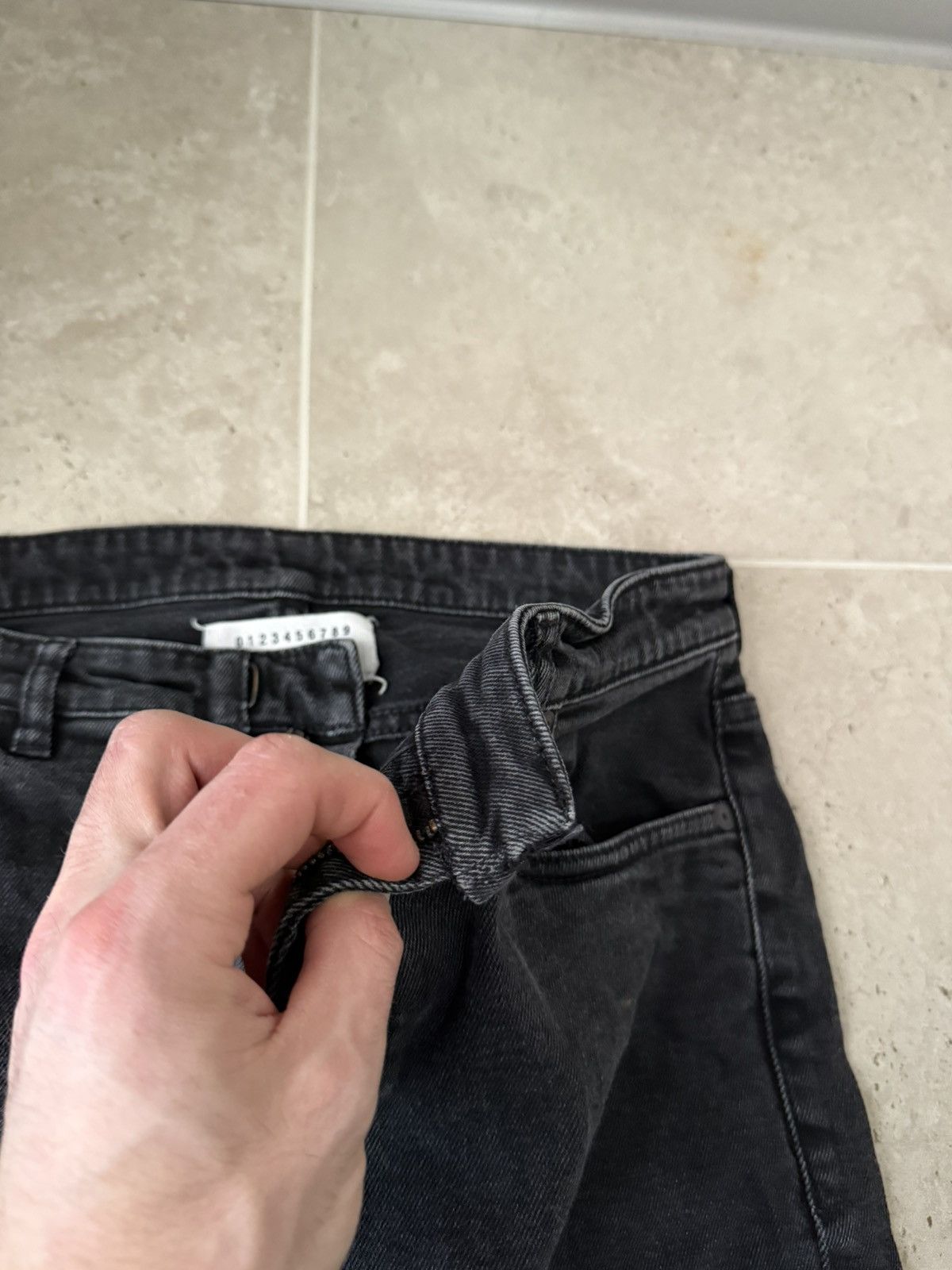 Maison Margiela Maison Margiela Denim Pants Wash Black Size US 30 / EU 46 - 7 Thumbnail