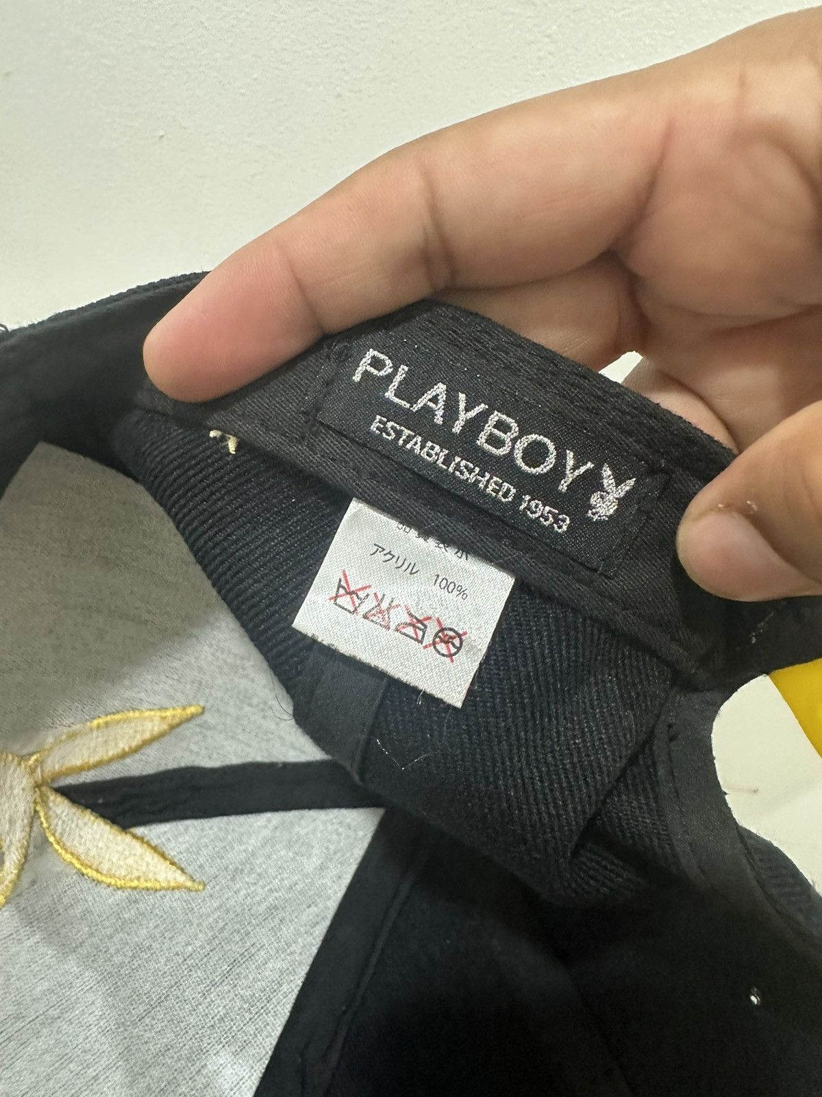 Playboy VTG Playboy Dark Disco Flat Brim Baseball Hat Size ONE SIZE - 8 Thumbnail