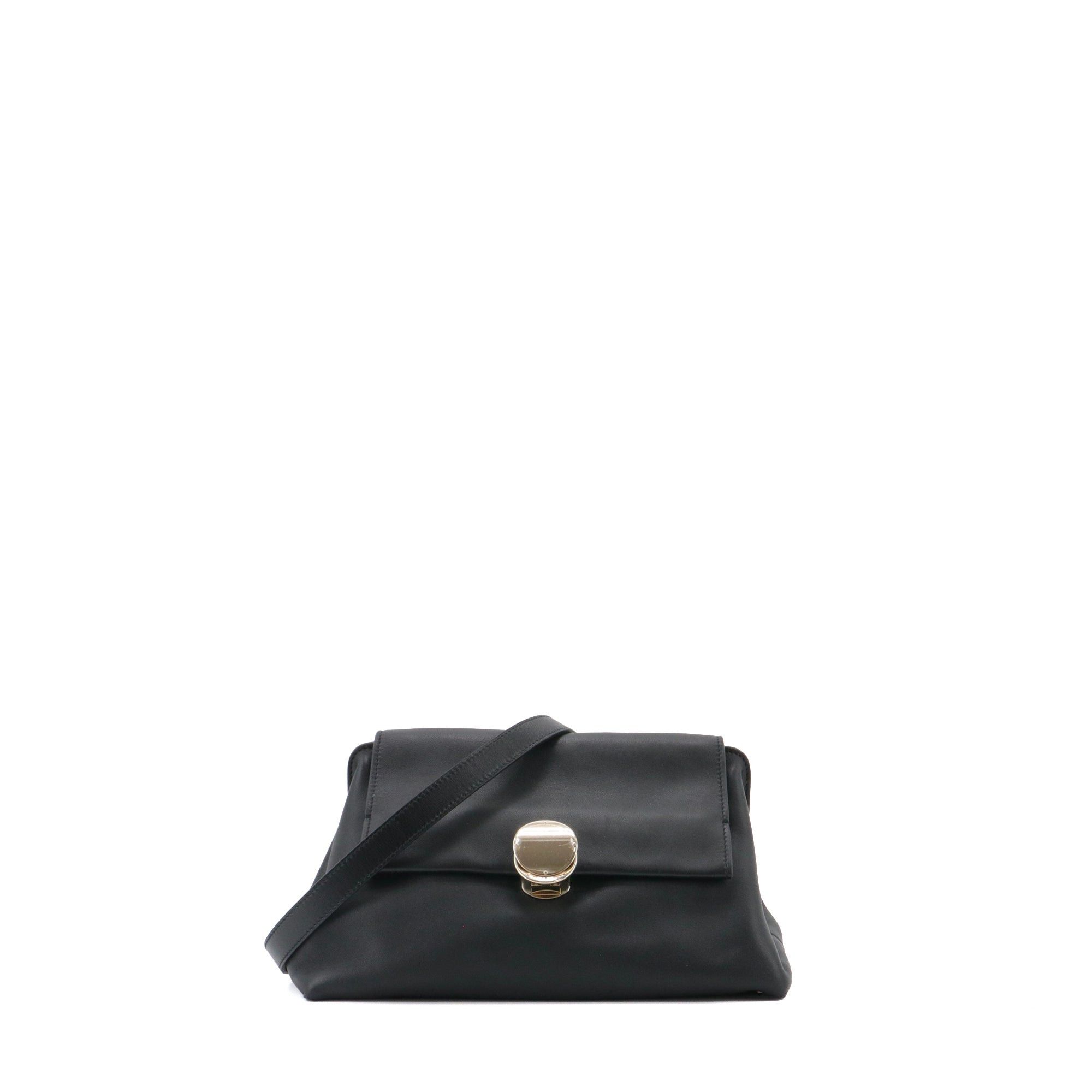 Chloe CHLOÉ - Chloé Pochette Pénélope shoulder bag in black smooth leather Size ONE SIZE - 1 Thumbnail