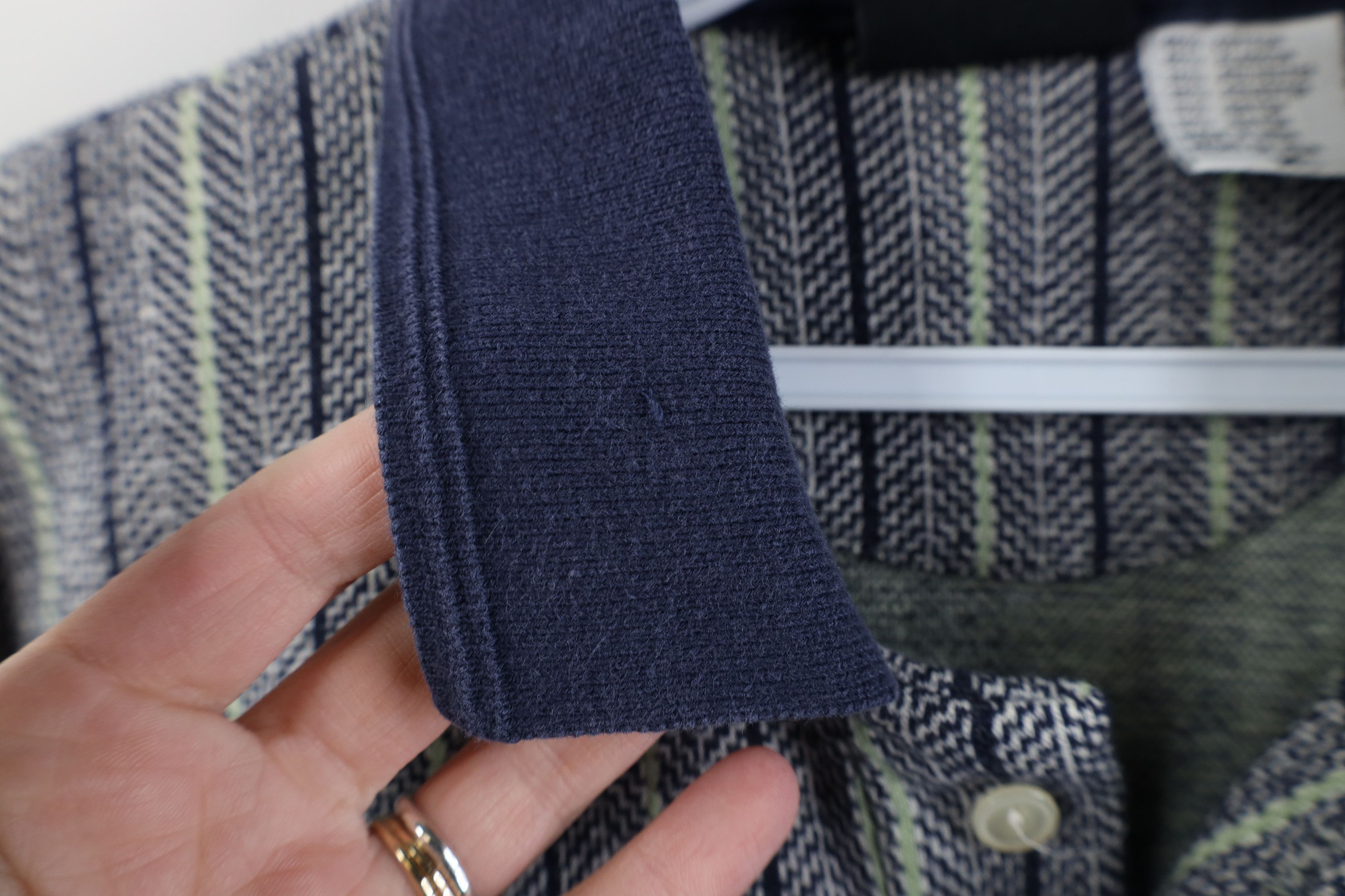 Vintage Vintage 90s Streetwear Herringbone Knit Golf Polo Shirt Size US M / EU 48-50 / 2 - 5 Thumbnail