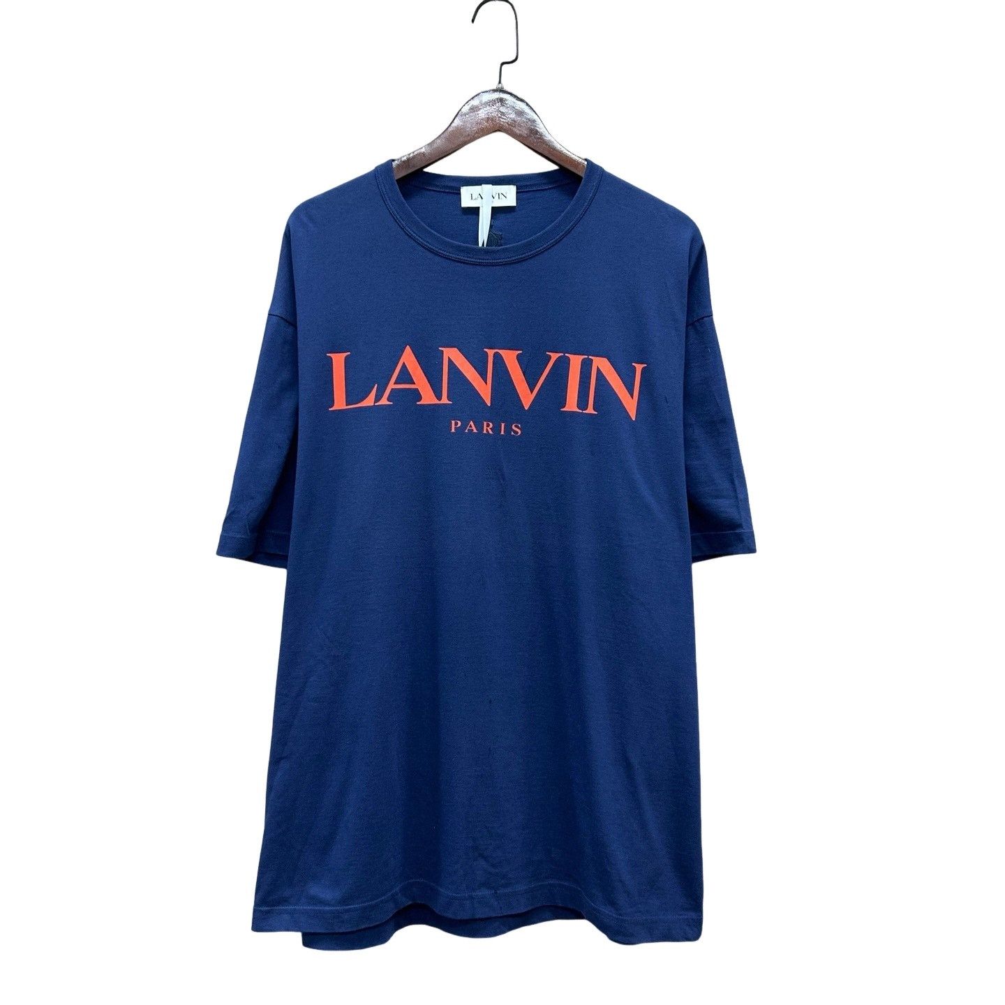 Lanvin Lanvin Logo Short Sleeve T-Shirt Size L Size US L / EU 52-54 / 3 - 1 Thumbnail