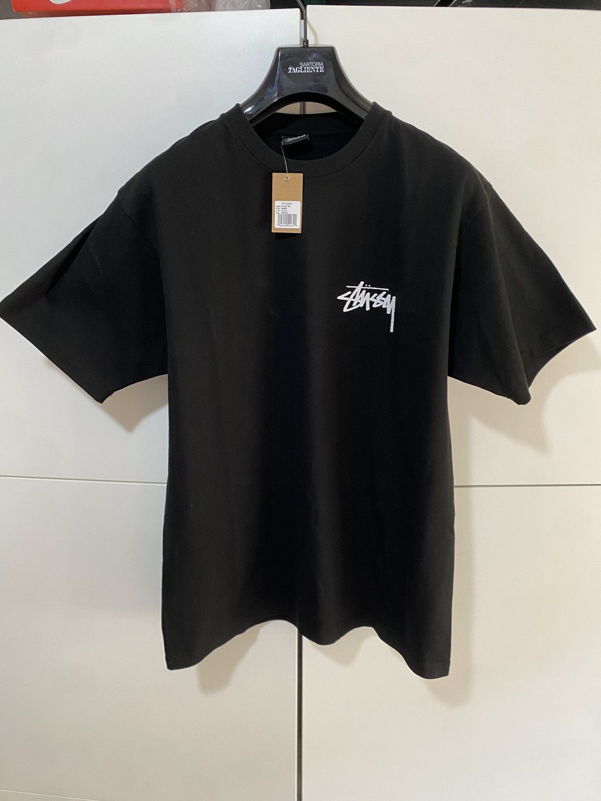Stussy Stüssy Plus Size M black print T-shirt, new with tag Size US M / EU 48-50 / 2 - 10 Thumbnail