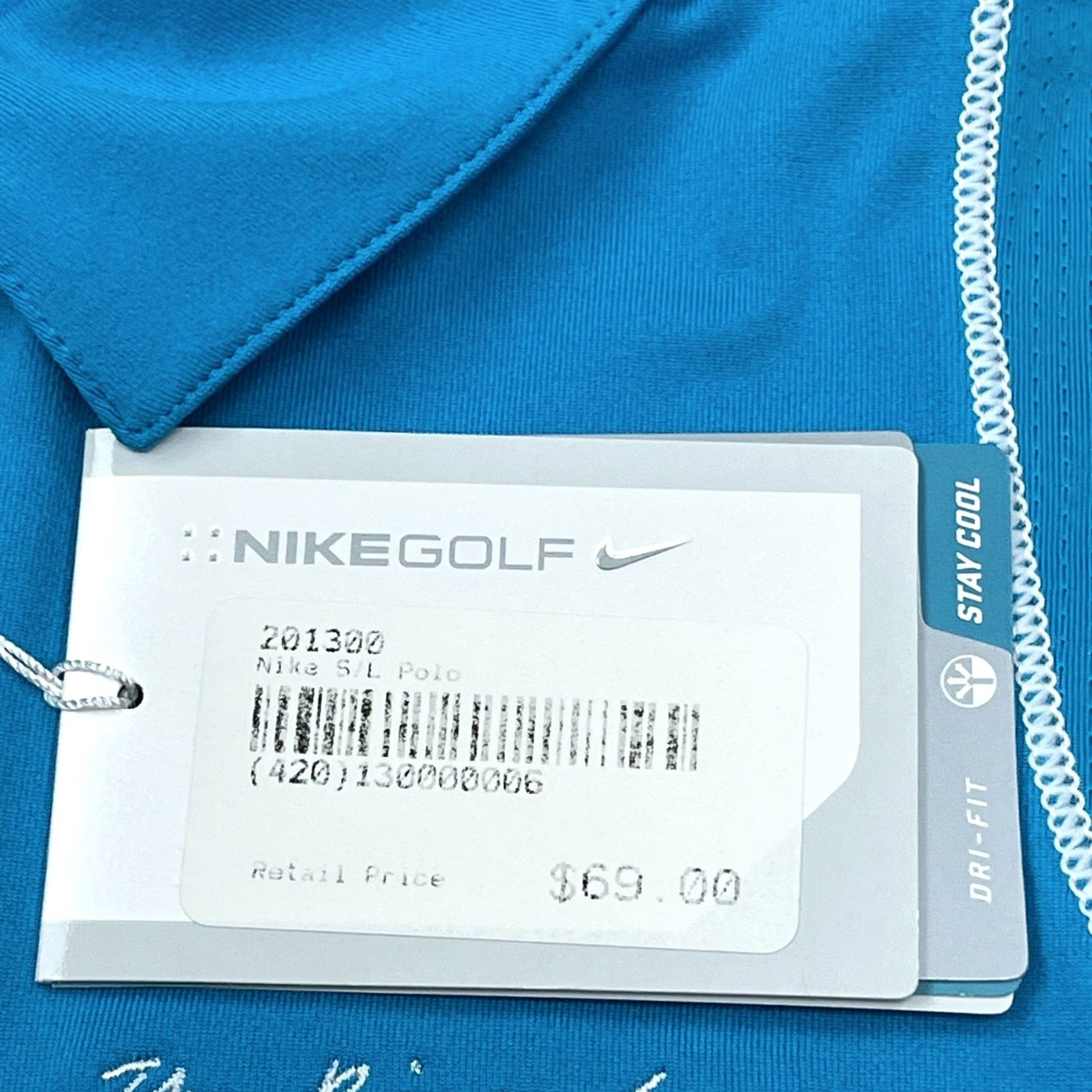 Nike Nike Polo Shirt Women L Blue Dri Fit Performance Half Zip Golf Top Size L / US 10 / IT 46 - 5 Thumbnail