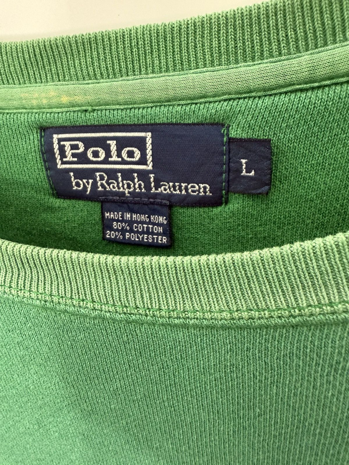 Polo Ralph Lauren 🔥 Rare Polo Ralph Lauren Sweatshirt in Green - L Size US L / EU 52-54 / 3 - 6 Thumbnail
