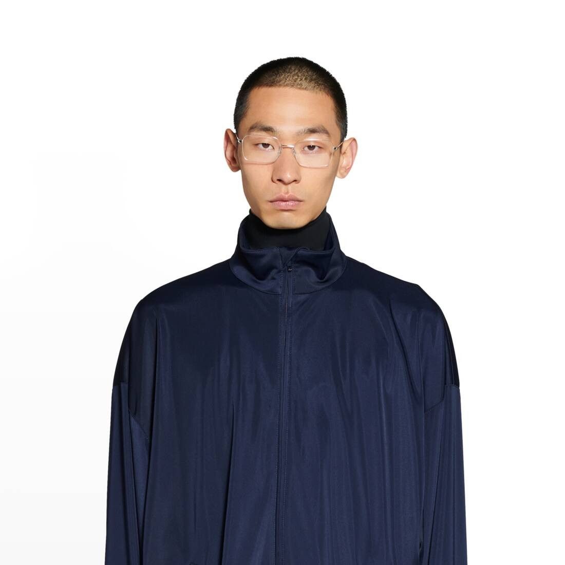 Balenciaga o1mt1gz0924 Tracksuit Jacket in Blue Size US M / EU 48-50 / 2 - 5 Thumbnail