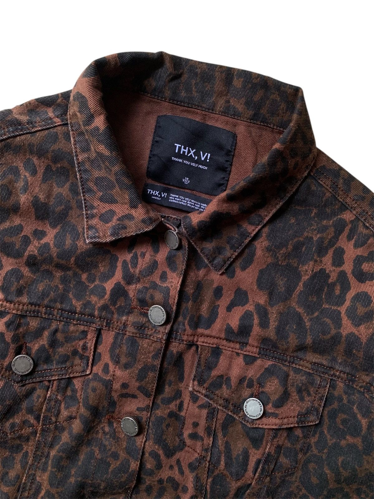 Japanese Brand IMVELY Leopard type 3 with 4 pocket inside Size L / US 10 / IT 46 - 3 Thumbnail
