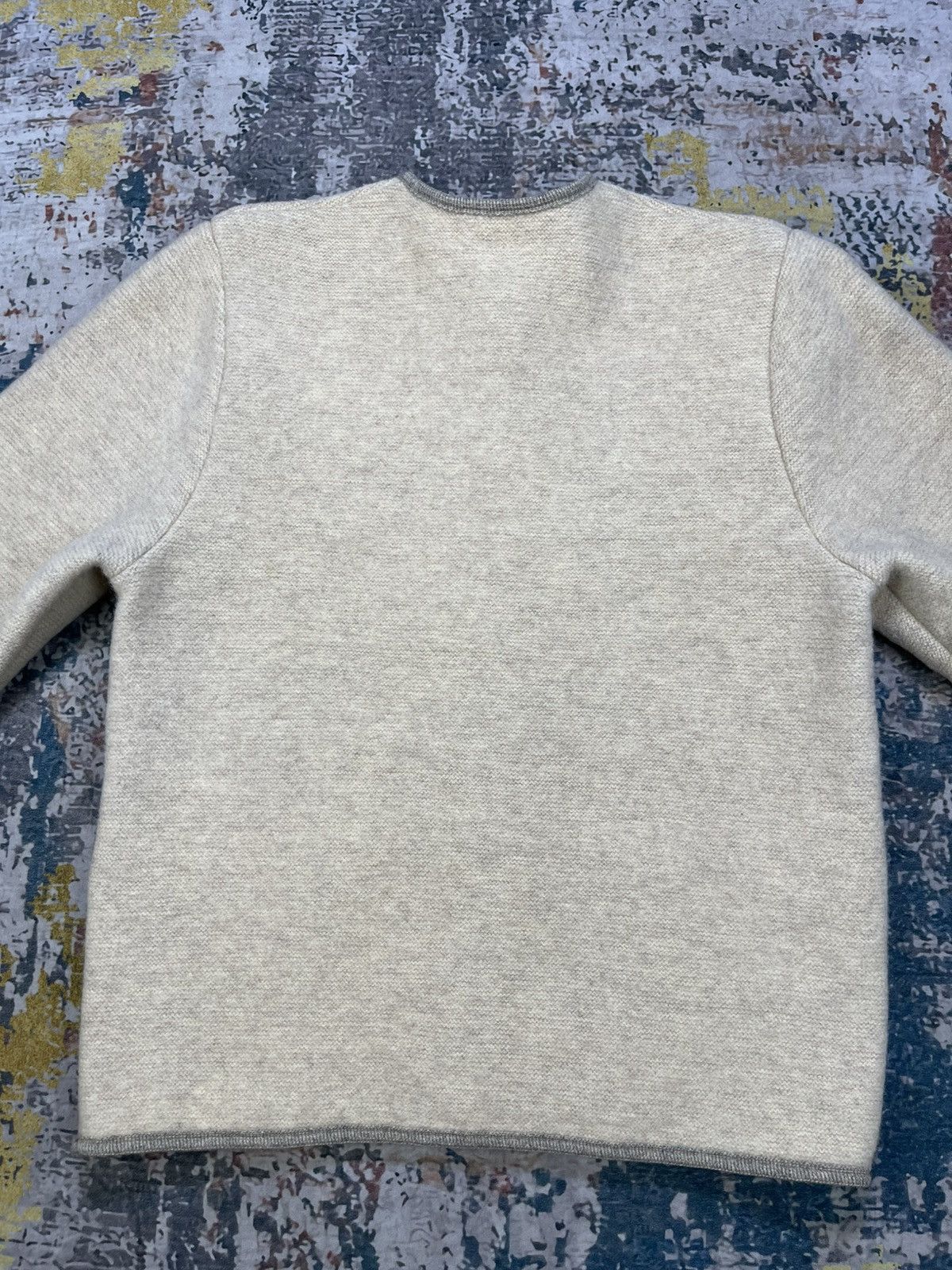 GIESSWEIN Vintage Giesswein Pure Virgin Wool Cardigan Sweater Size XL / US 12-14 / IT 48-50 - 2 Thumbnail