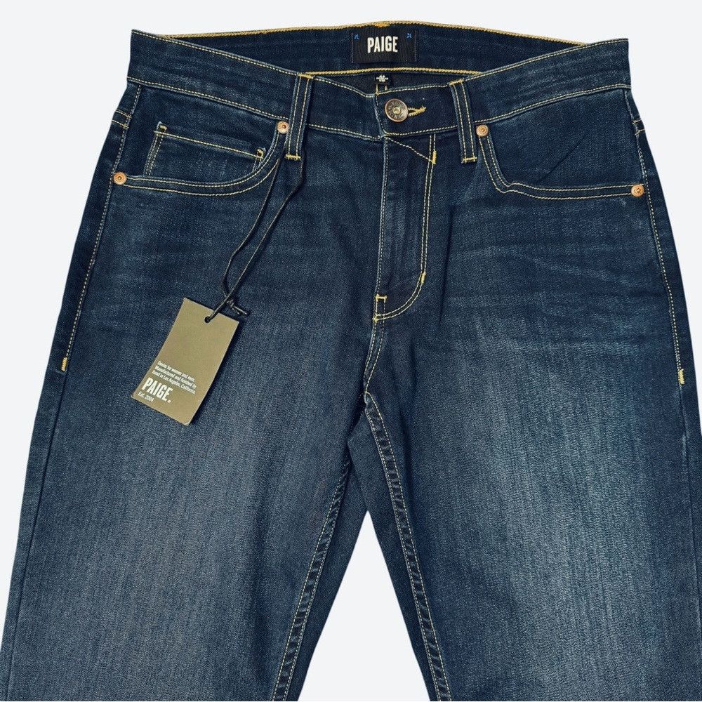 Paige NWT New $199 Paige Transcend Normandie Straight Jean Size 2 Size US 29 - 9 Thumbnail