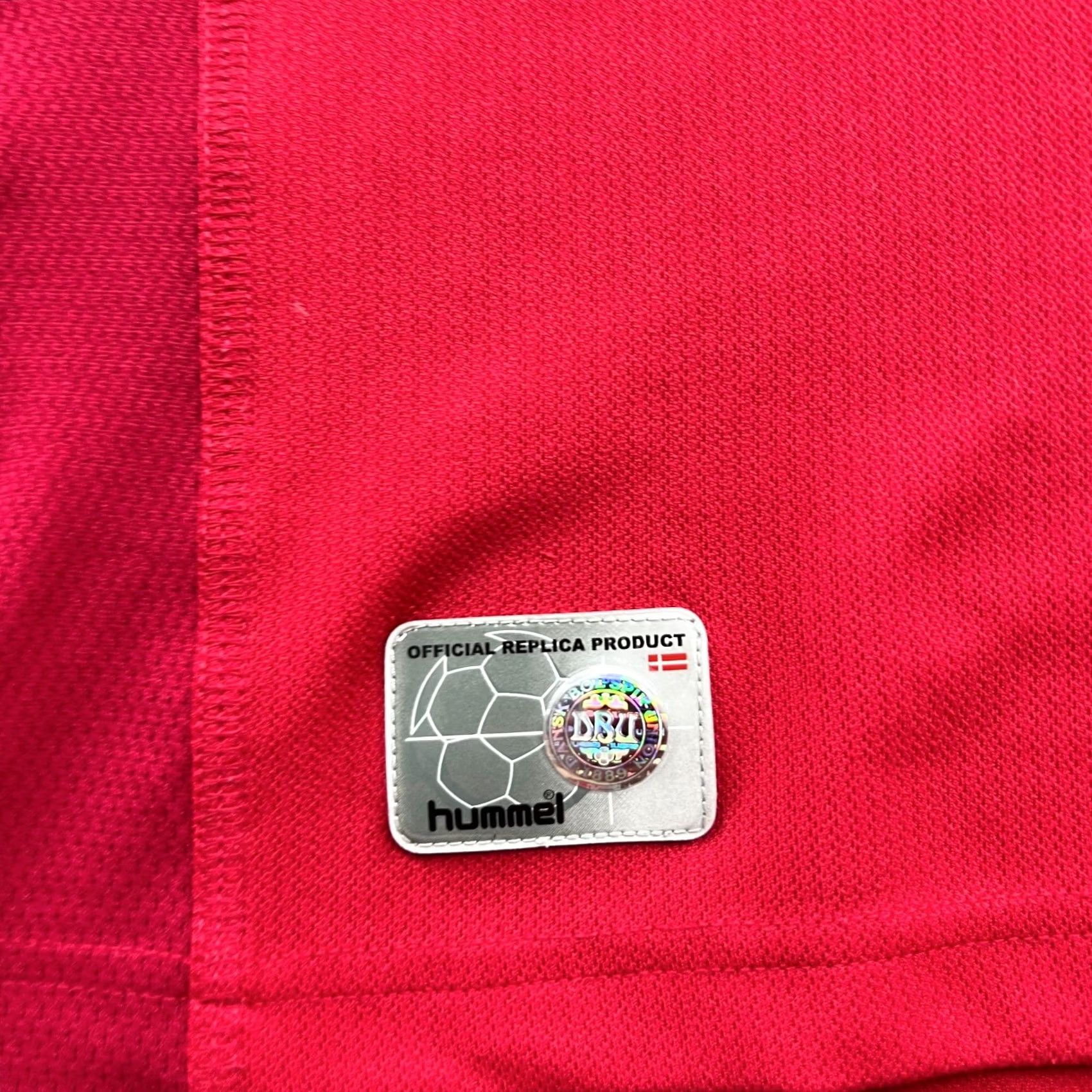 Hummel Hummel Red Denmark 2003 2004 Home Football Jersey Mens 2XL Adult Shirt DBU Red Size US XXL / EU 58 / 5 - 3 Thumbnail