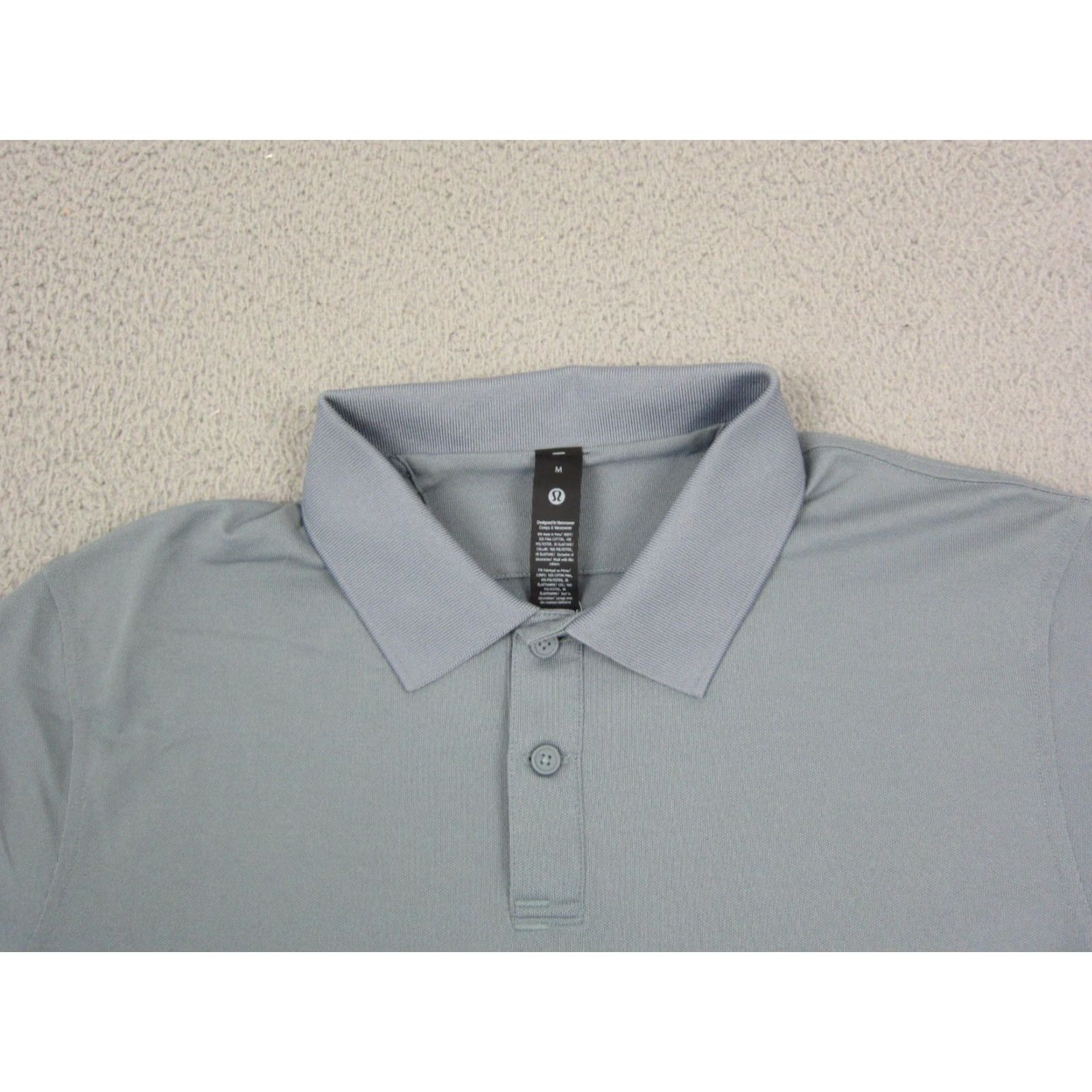 Lululemon Lululemon Polo Shirt Adult M Blue Classic Fit Pique Stretch Mens Athletic Shirt Size US M / EU 48-50 / 2 - 2 Thumbnail