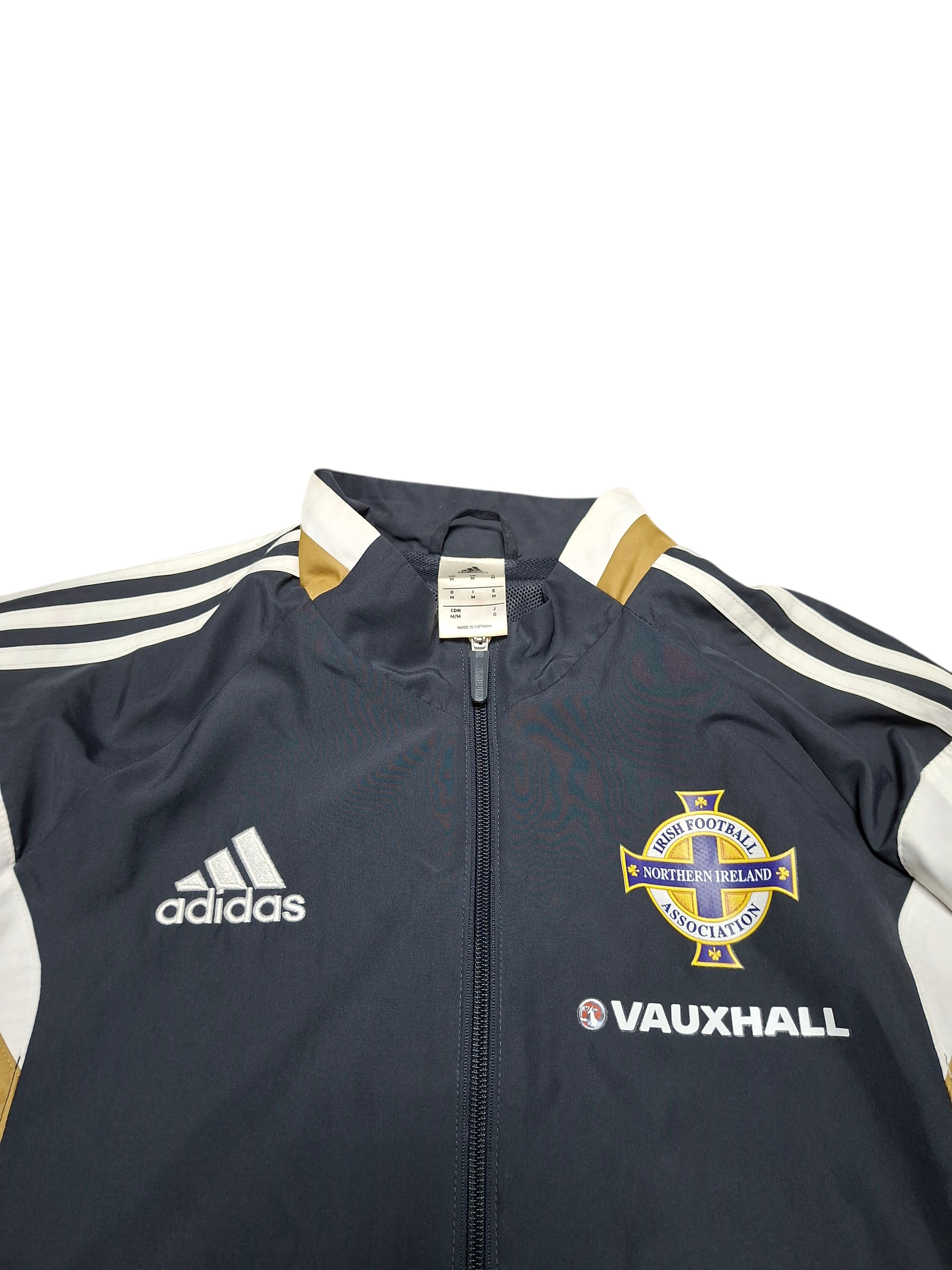 Adidas NORTHERN IRELAND ADIDAS VINTAGE NYLON SOCCER TRACK JACKET Size US M / EU 48-50 / 2 - 2 Thumbnail