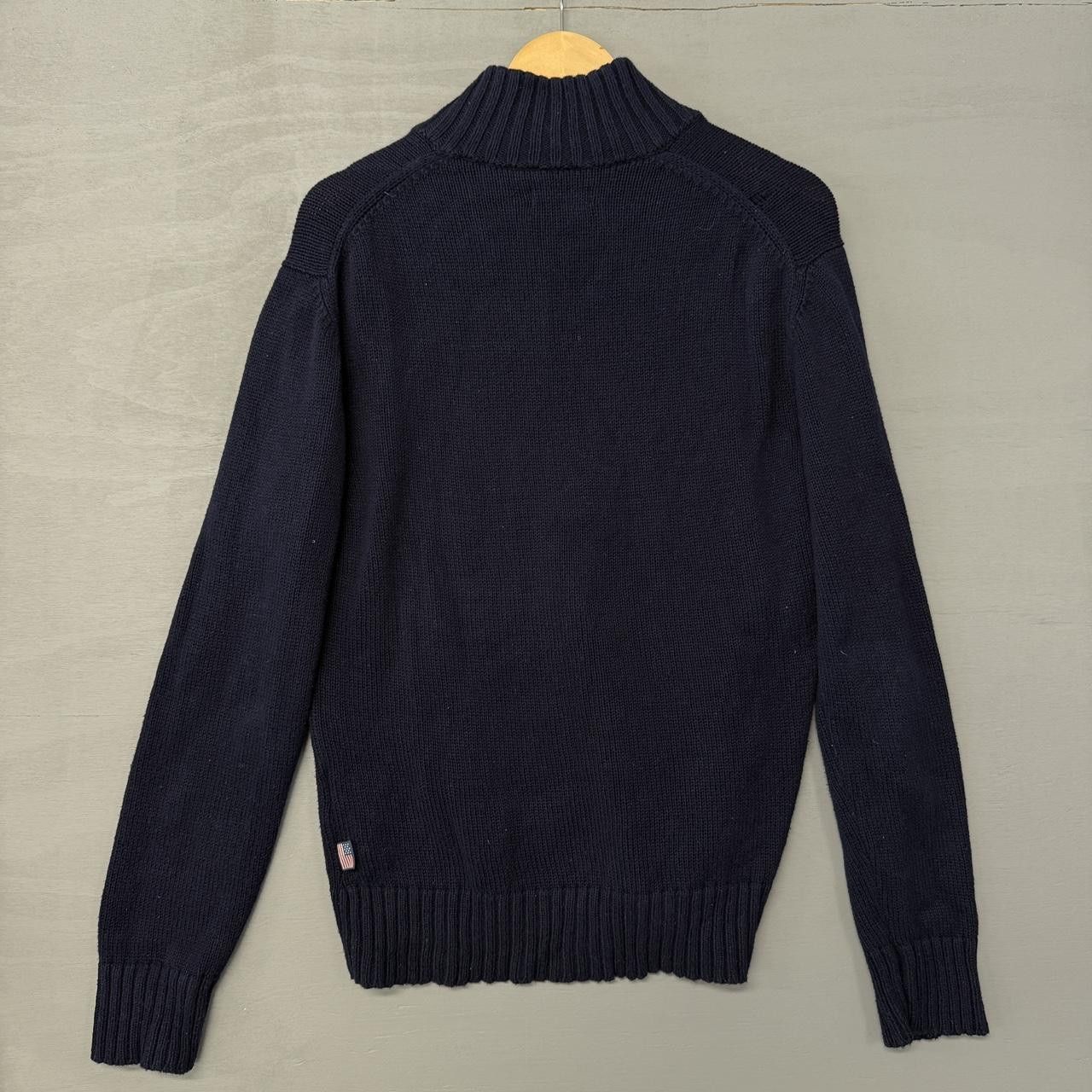 Polo Ralph Lauren Polo Ralph Lauren American Flag Cable Knit Sweater Medium Size US M / EU 48-50 / 2 - 2 Thumbnail