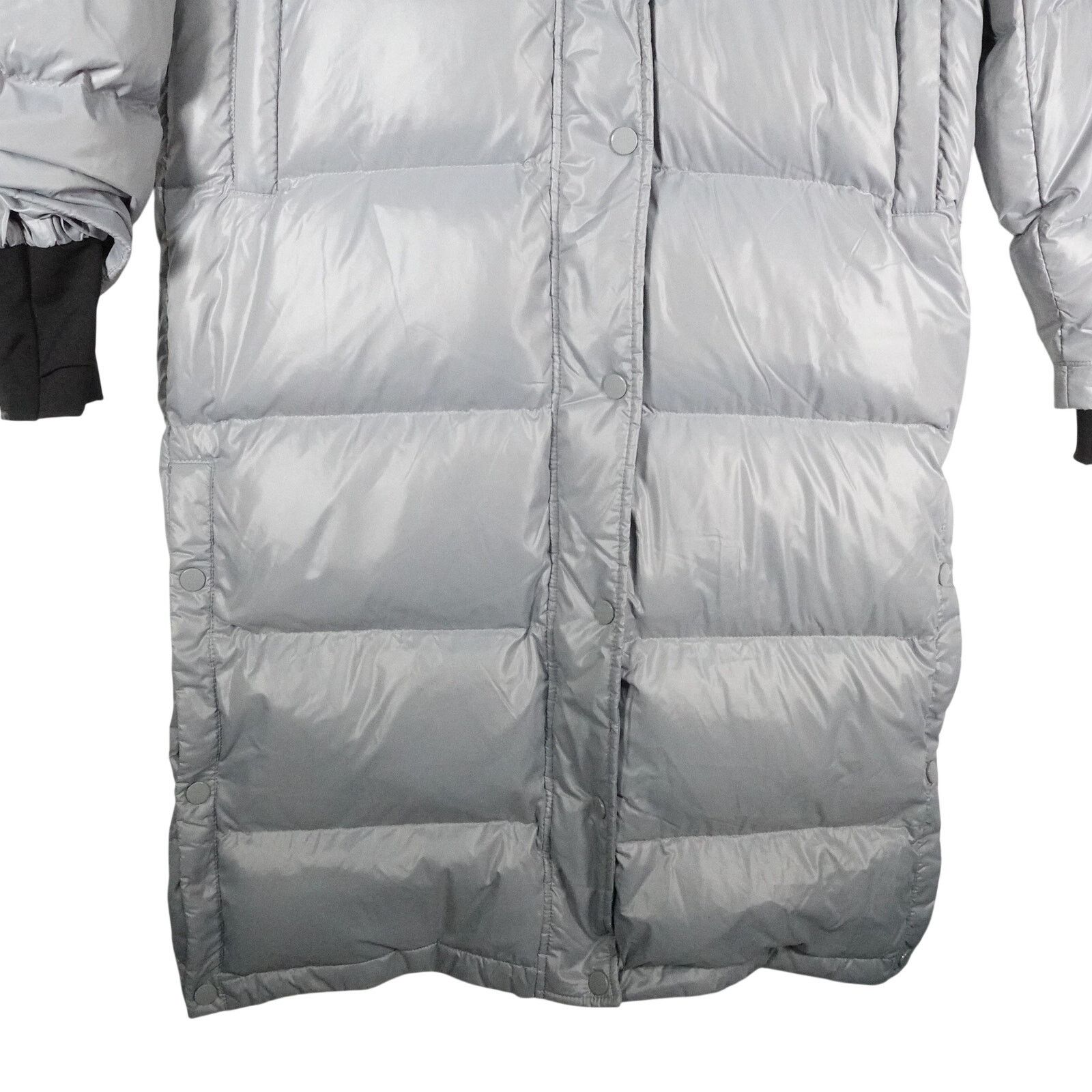 Quince Quince XS Responsible Down Long Puffer Coat Feather Gray Size XS / US 0-2 / IT 36-38 - 6 Thumbnail