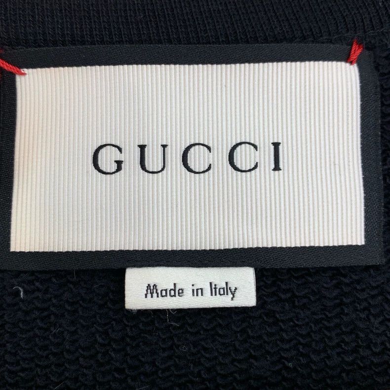Gucci Gucci Logo ring snake print round neck black cotton long-sl Size US S / EU 44-46 / 1 - 6 Thumbnail