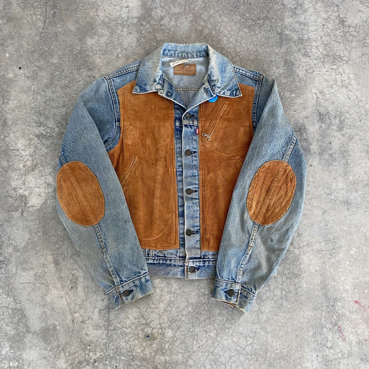 Sonic Lab 80’s Levis X Sonic Lab Reconstructed Panel Trucker Jacket Size US M / EU 48-50 / 2 - 2 Thumbnail