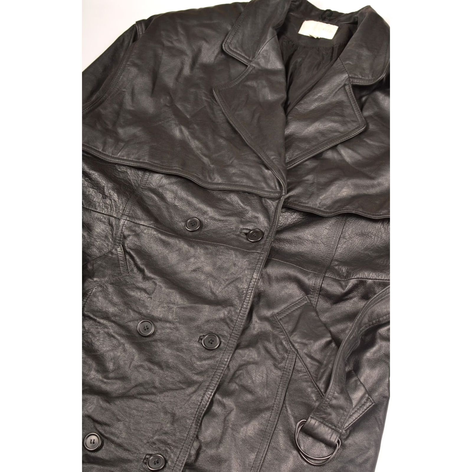 Vintage Charles Klein Vintage Black Leather Coat Mens Coat Size S Black 100% Leather Made in Korea Overcoat Vintage Leather Coat Size US S / EU 44-46 / 1 - 2 Thumbnail