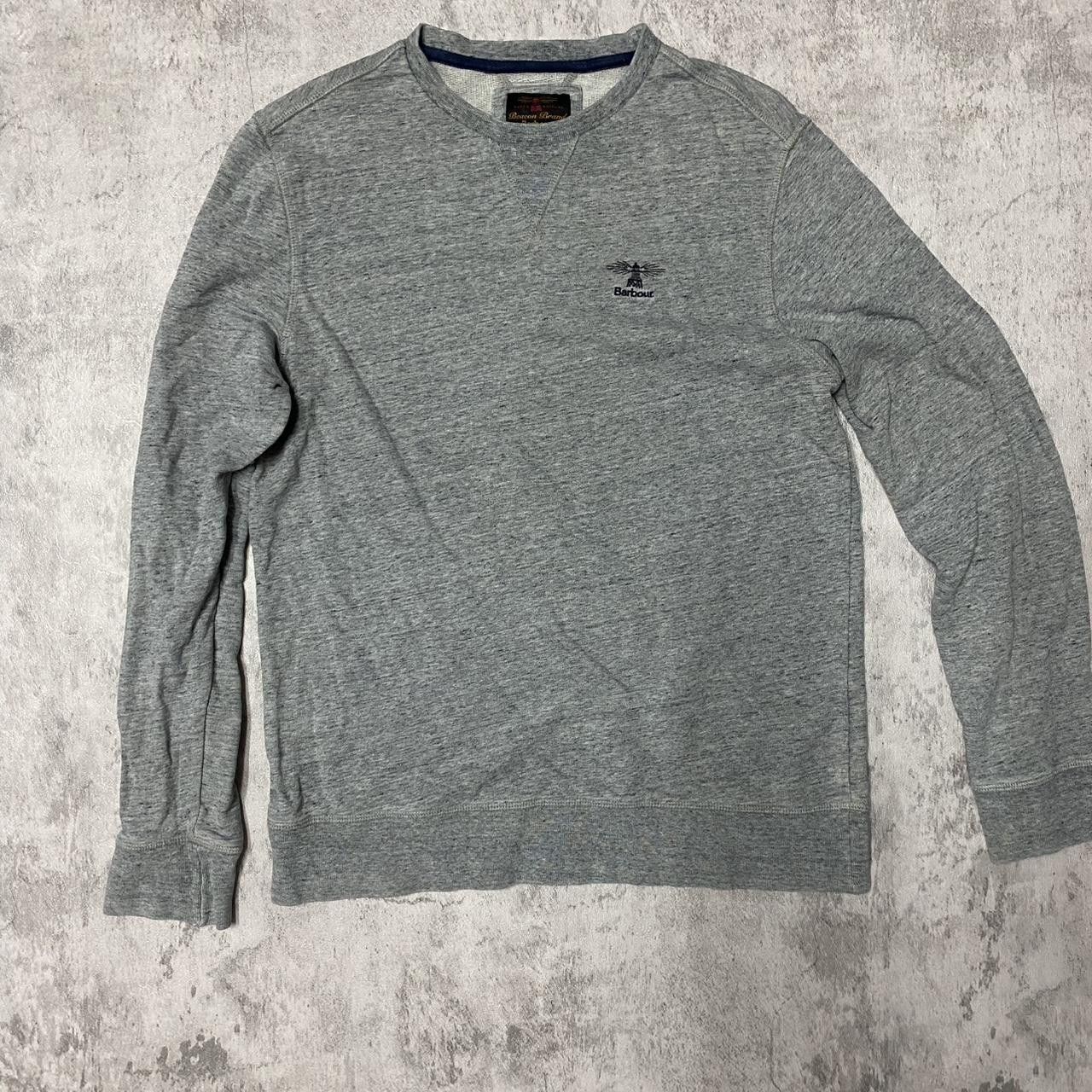 Barbour Grey Barbour sweatshirt with embroidered logo Size US M / EU 48-50 / 2 - 1 Thumbnail