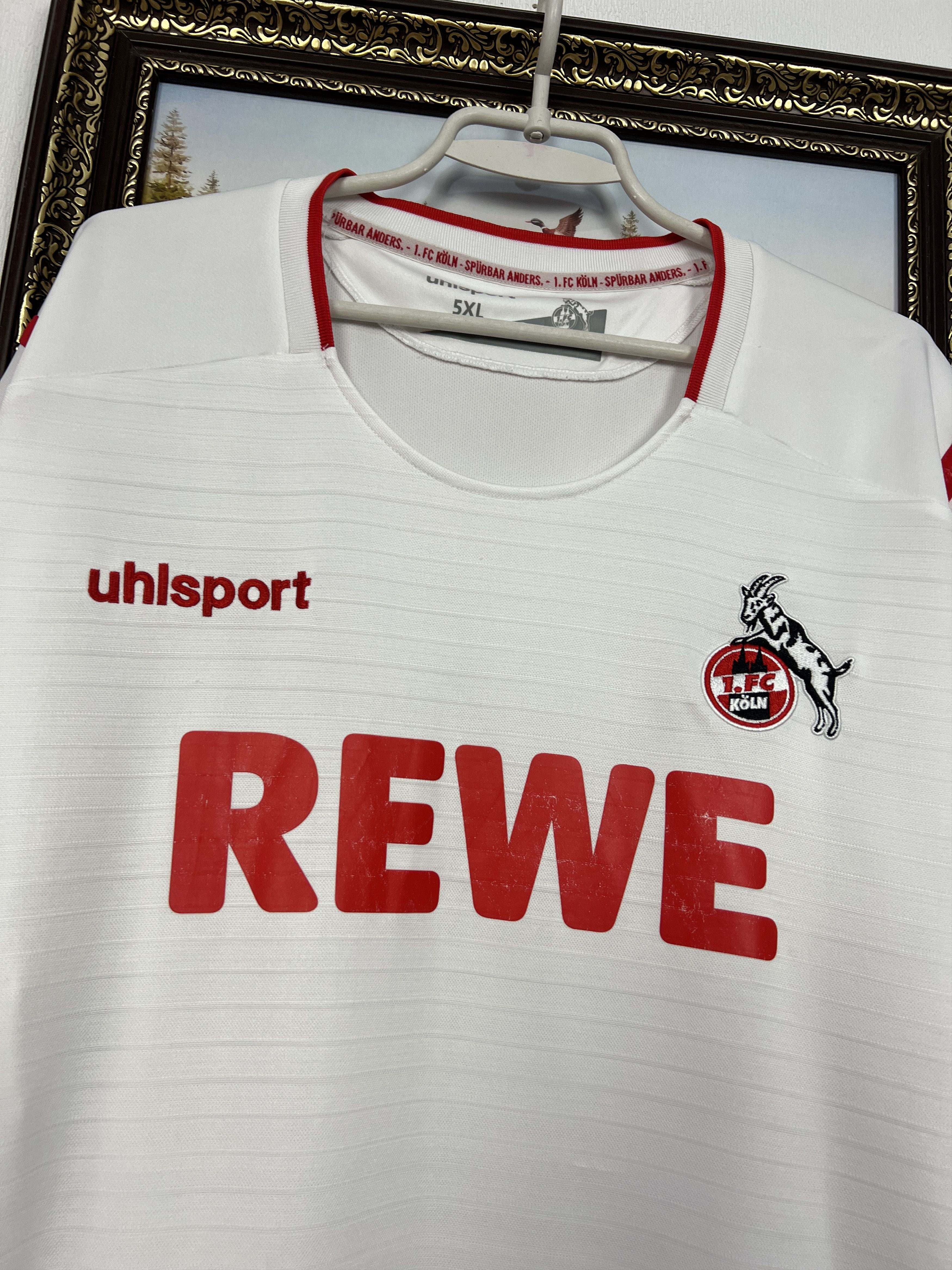 Vintage 1. FC Koln Home football shirt Soccer Jersey Trikot Size 5XL Size US XXL / EU 58 / 5 - 3 Thumbnail