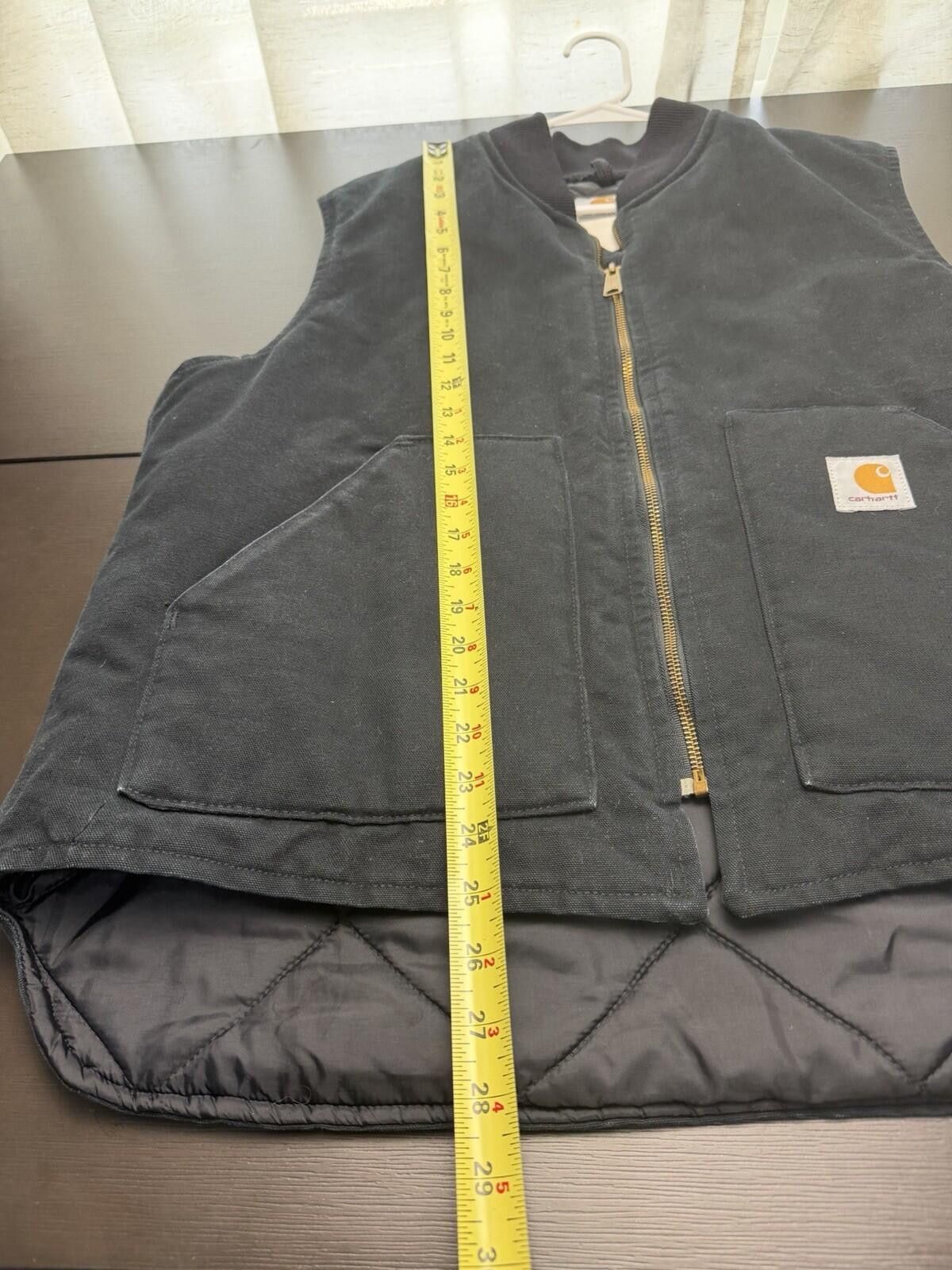 Carhartt VINTAGE CARHARTT Black Workwear Canvas VEST QUILTED LINED XL Size US XL / EU 56 / 4 - 5 Thumbnail