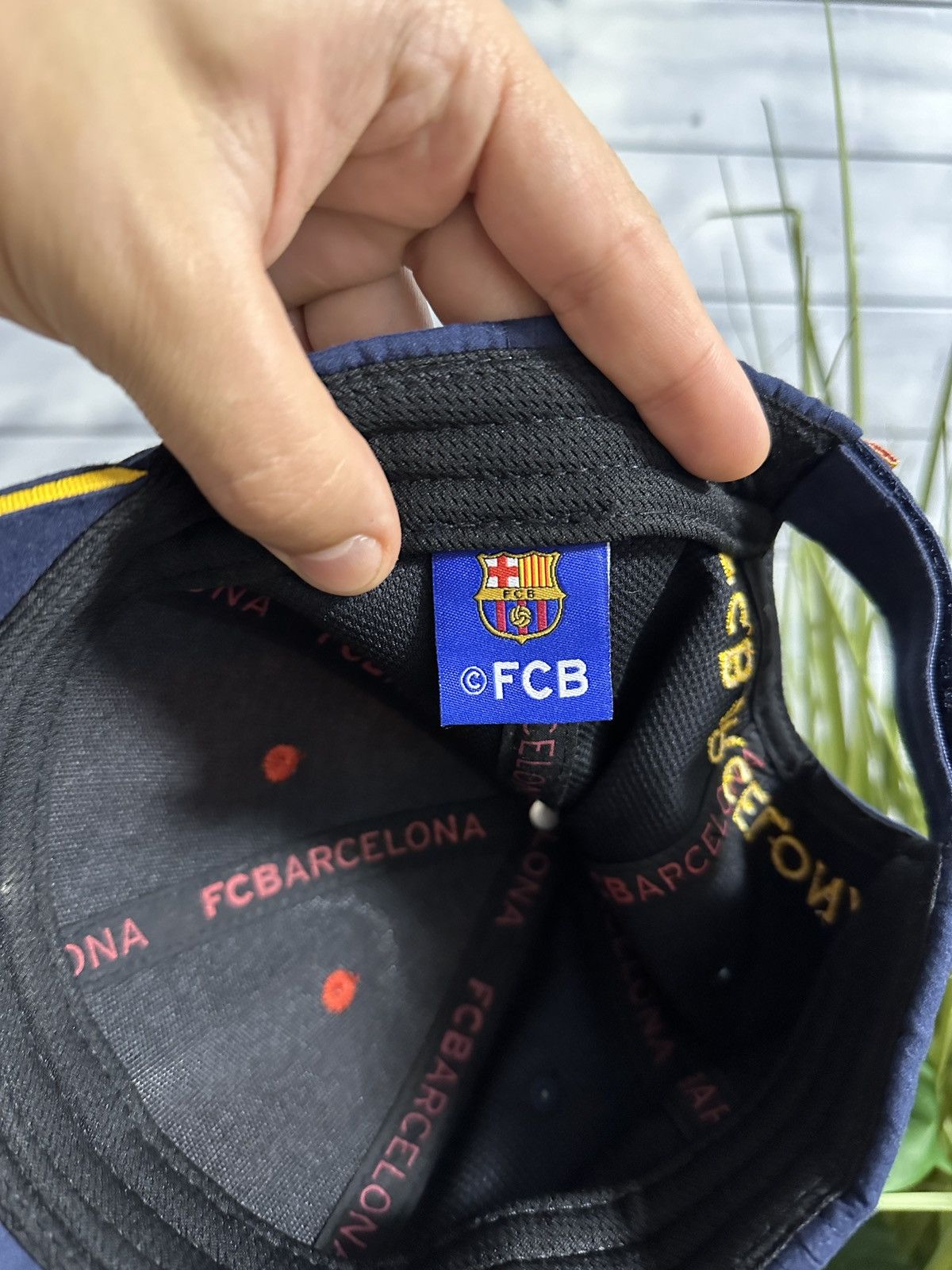 Vintage Rare Cap Football Club Barcelona Hat Soccer Size ONE SIZE - 8 Thumbnail