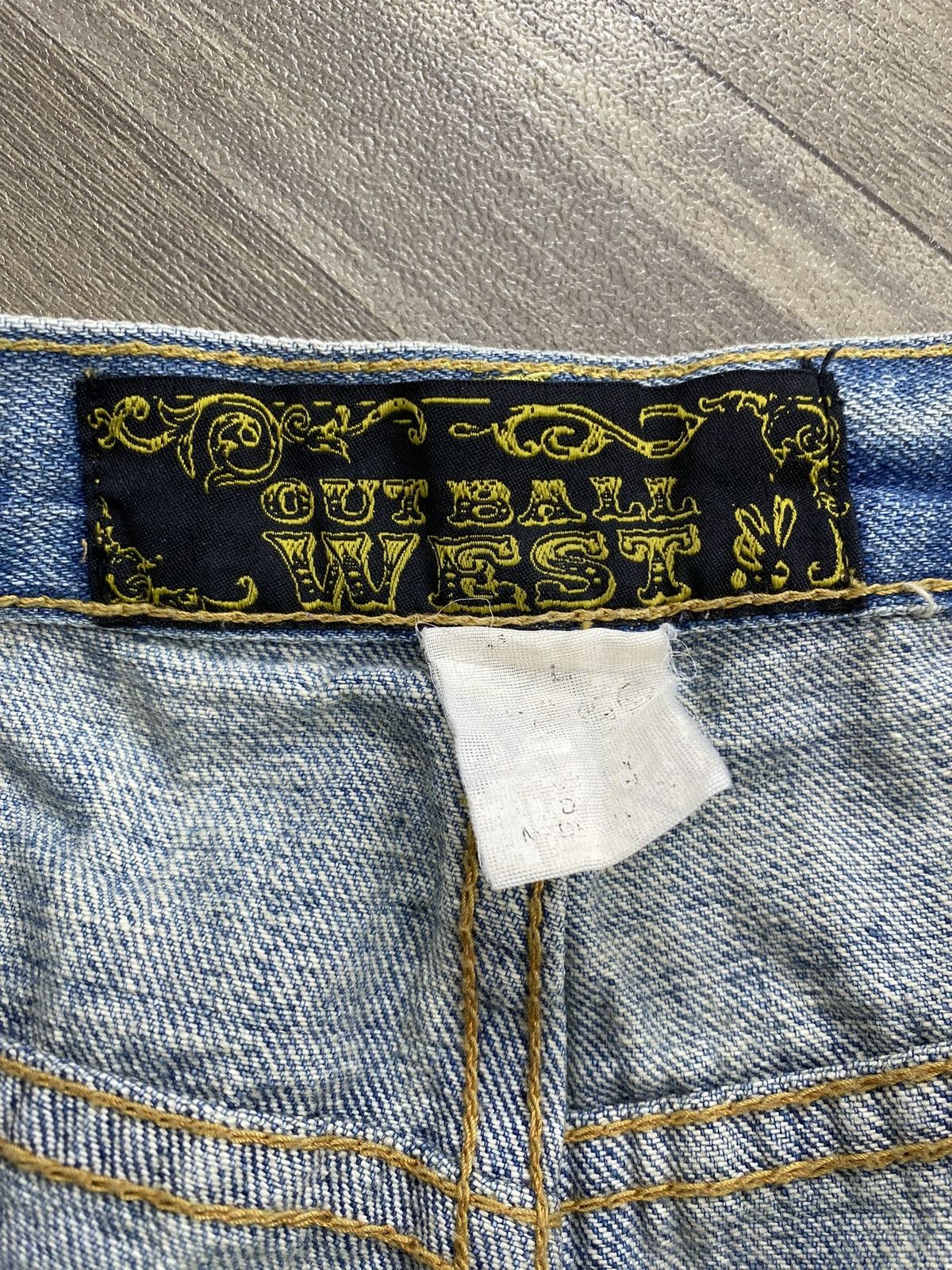 If Six Was Nine 2000s OutBall West Sasikho Distressed Jeans Balenciaga Style Size US 30 / EU 46 - 10 Thumbnail