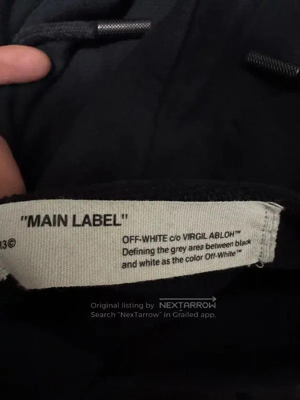 Off-White Off-White Black Graphic Print Hoodie . Size US S / EU 44-46 / 1 - 4 Thumbnail