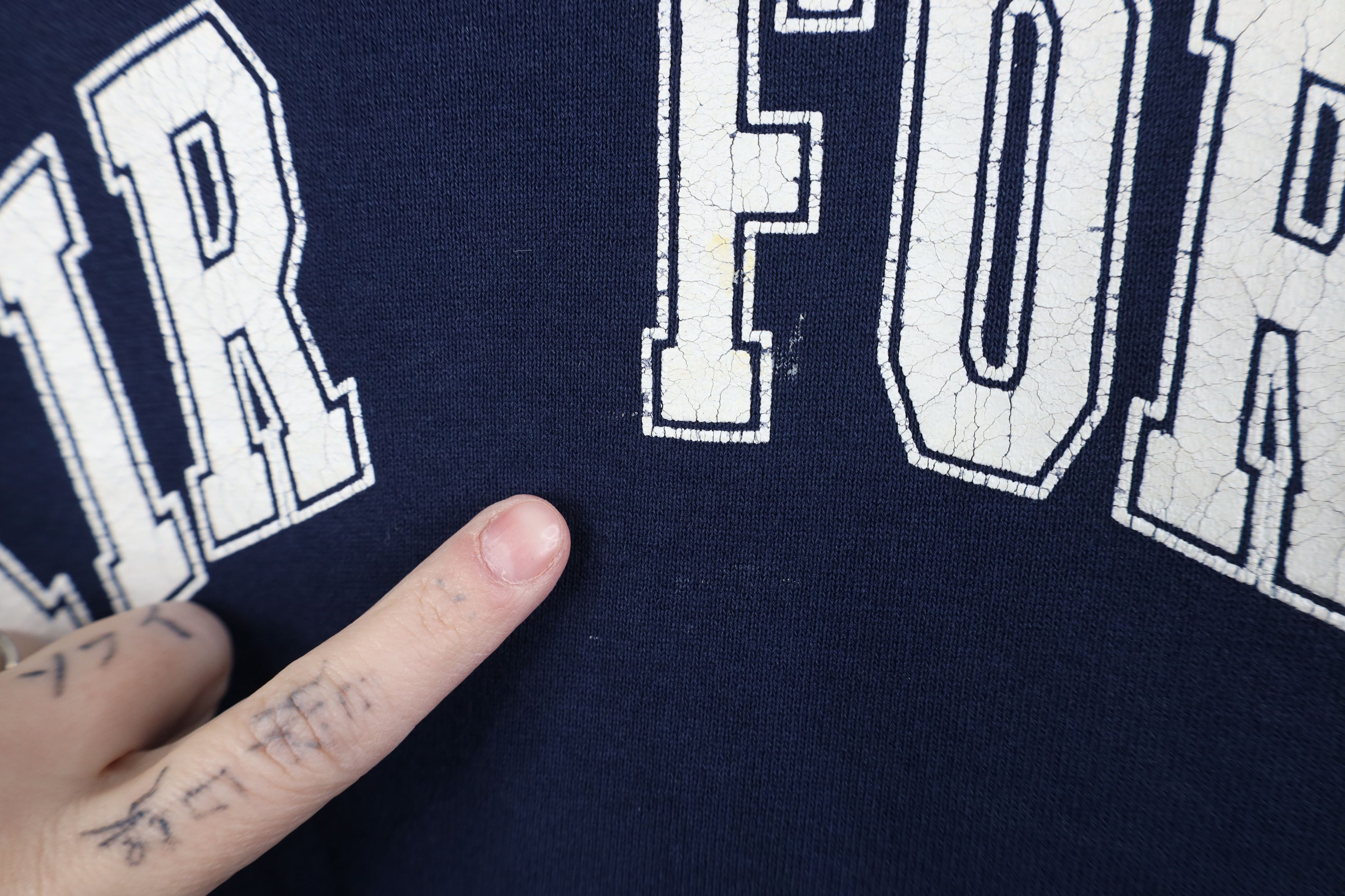 Vintage Vintage 90s US Air Force ROTC Crewneck Sweatshirt Blue USA Size US XL / EU 56 / 4 - 5 Thumbnail